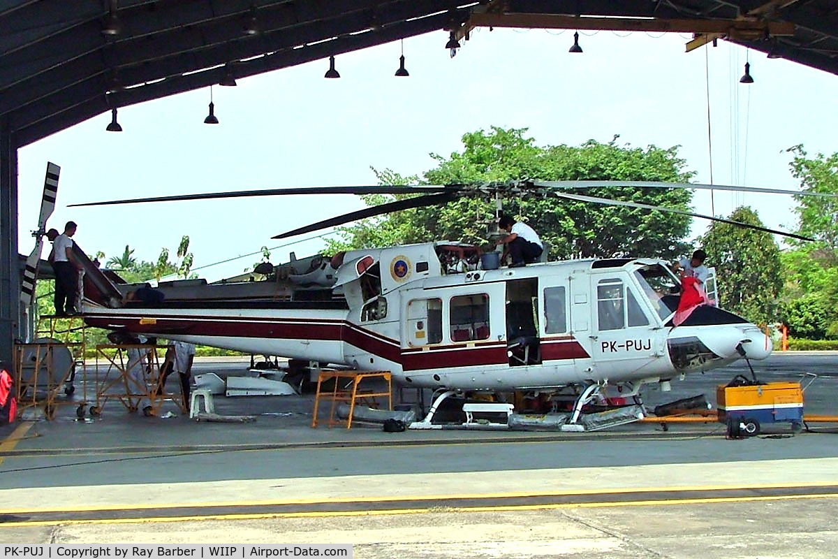PK-PUJ, Bell 412EP C/N 36282, Bell 412EP [36282] (Pelita Air Service) Pondok Cabe~PK 25/10/2006