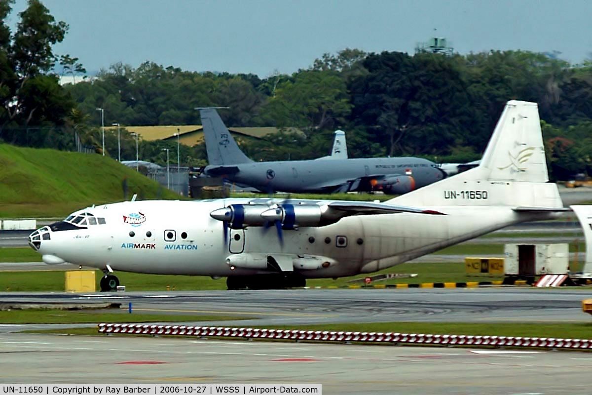 UN-11650, Antonov An-12 C/N 6344305, Antonov An-12B [6344305] (AirMark Aviation) Singapore-Changi~9V 27/10/2006