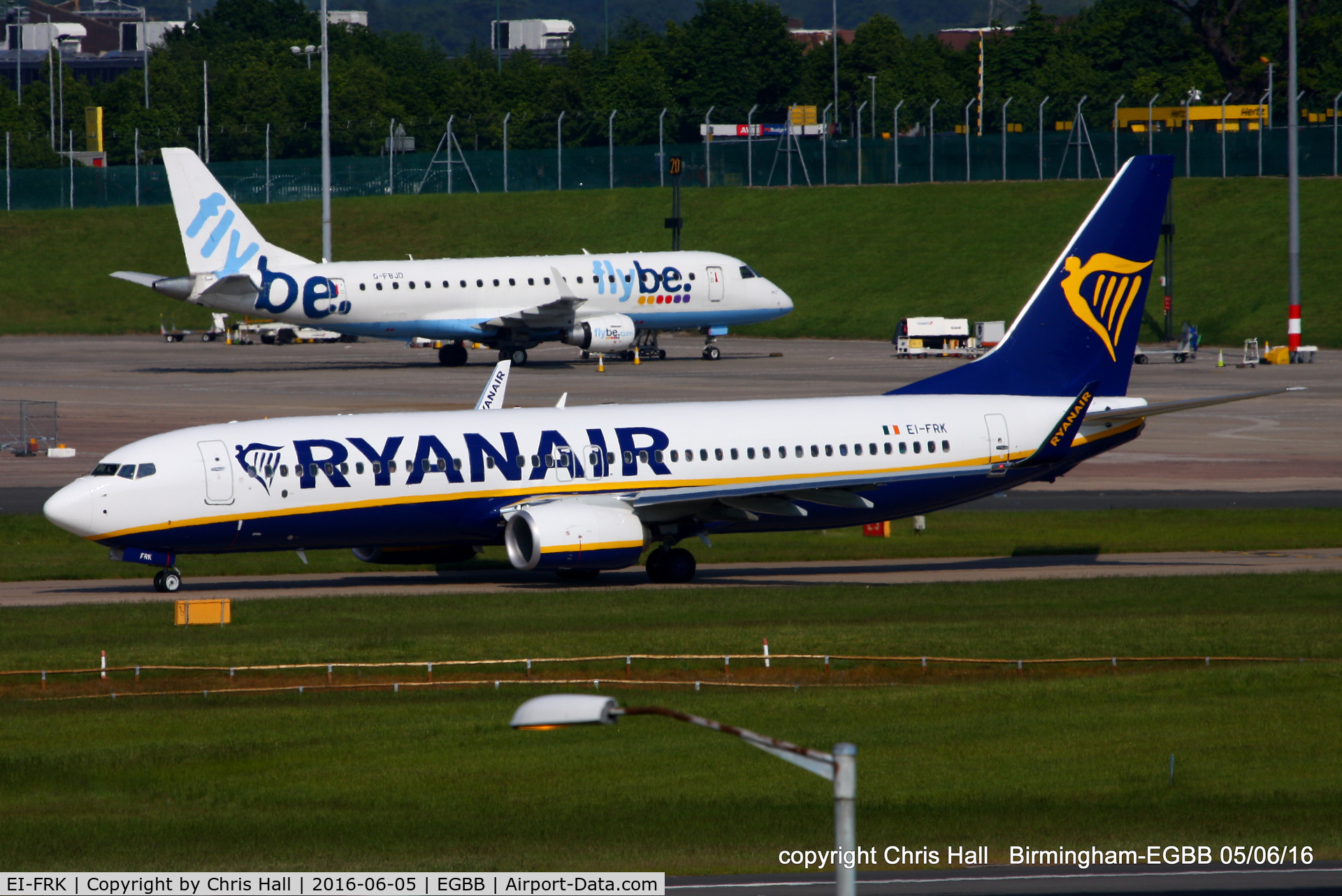 EI-FRK, 2016 Boeing 737-8AS C/N 44735, Ryanair