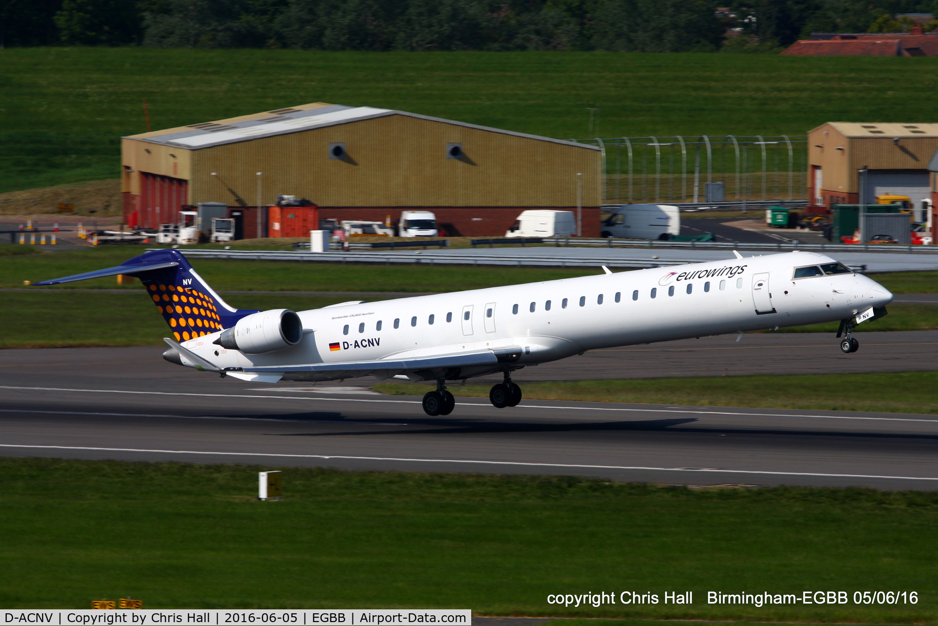 D-ACNV, 2011 Bombardier CRJ-900LR (CL-600-2D24) C/N 15268, Eurowings