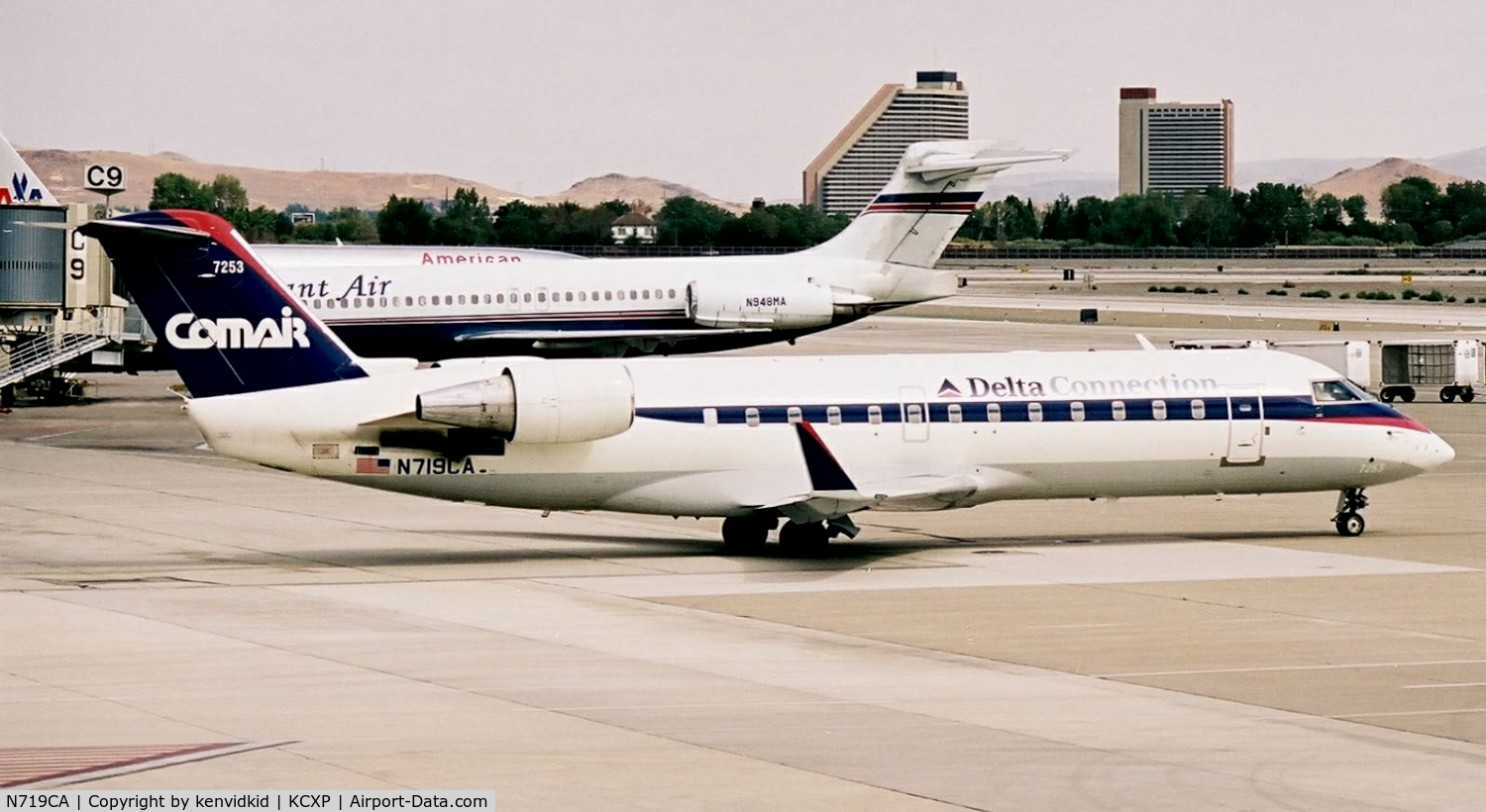 N719CA, 1998 Bombardier CRJ-100ER (CL-600-2B19) C/N 7253, Comair Delta Connection