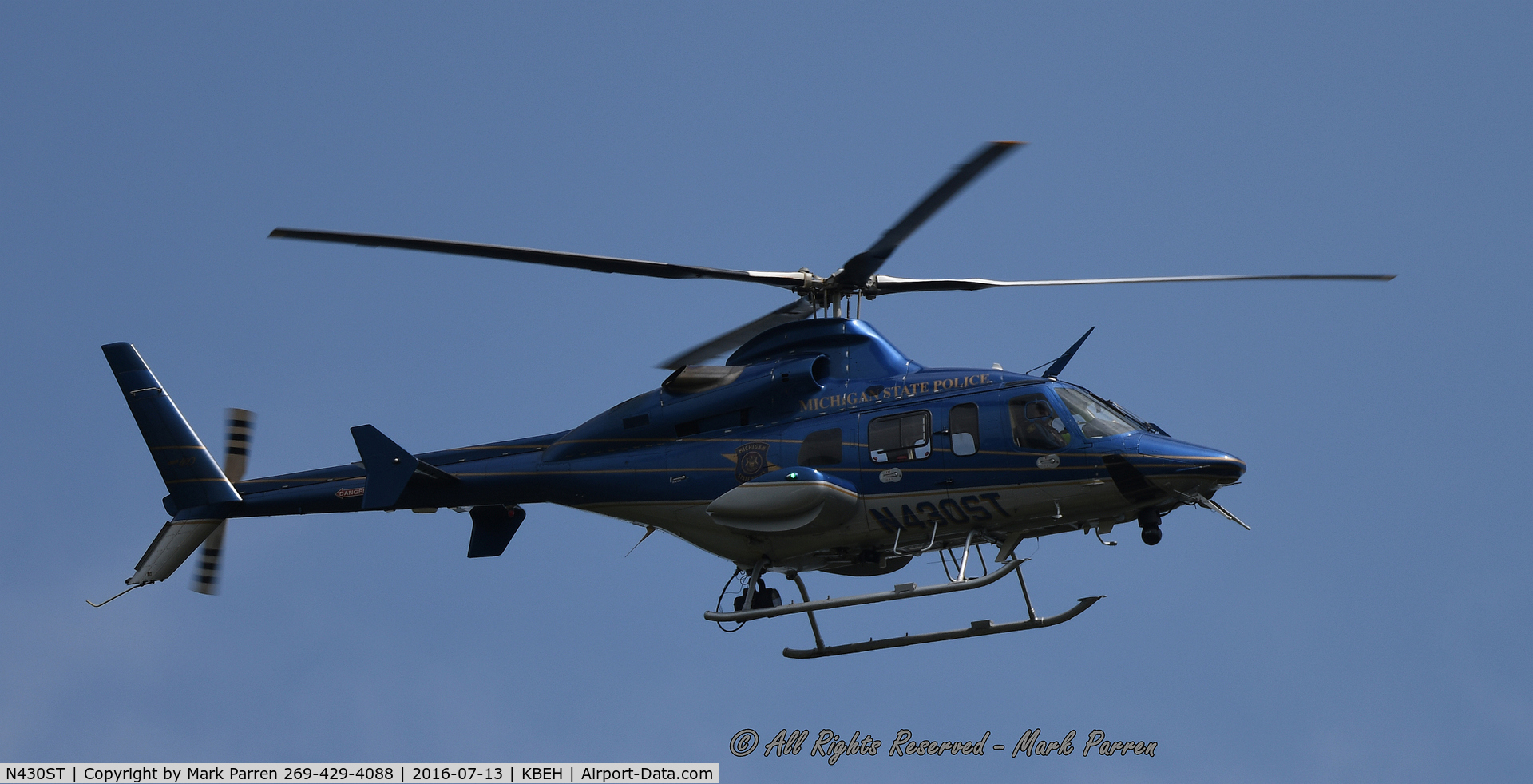 N430ST, 2000 Bell 430 C/N 49071, Circling Saint Joseph Charter Twp, Lincoln & Vineland.