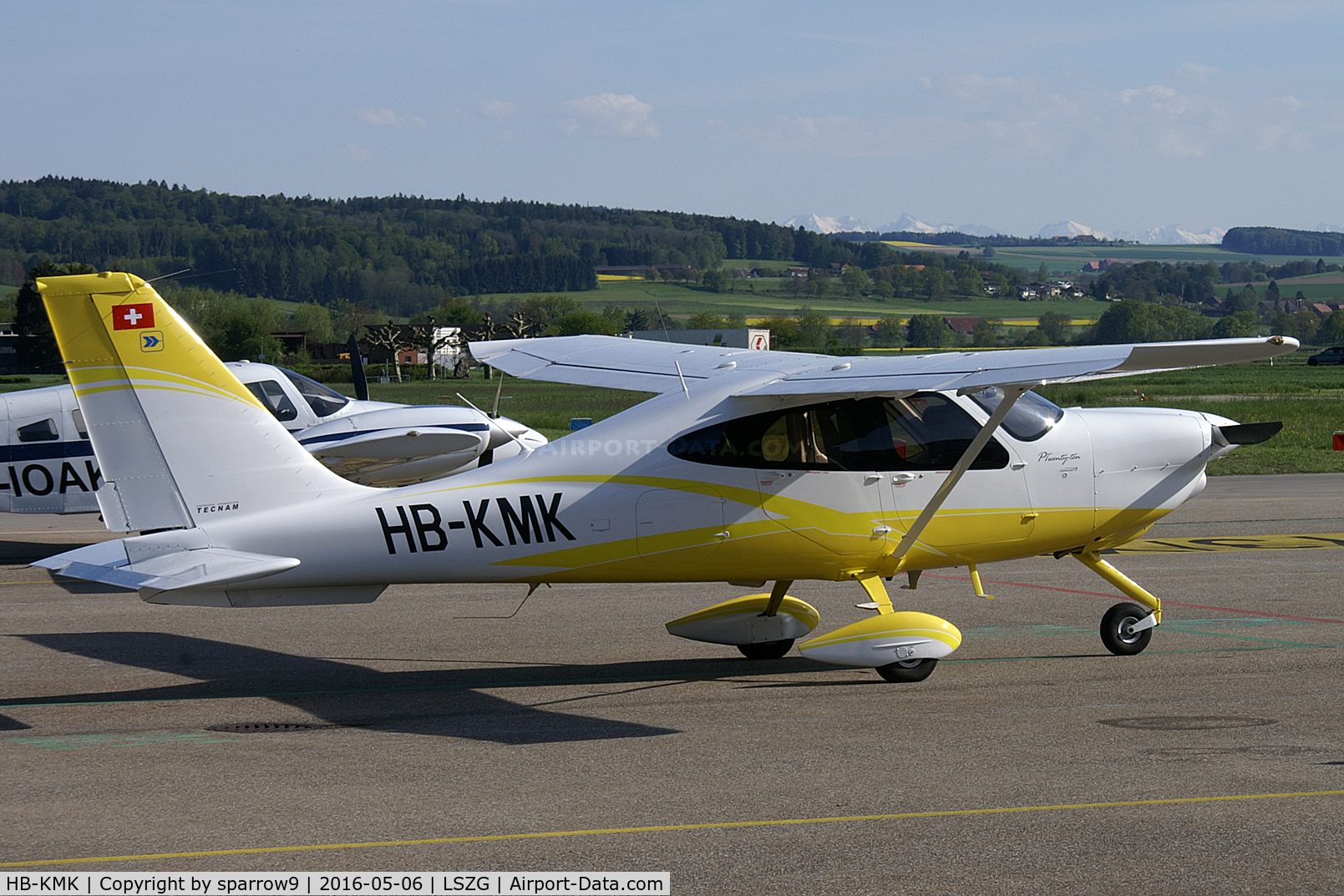 HB-KMK, 2015 Tecnam P-2010 C/N 029, A new visitor at Grenchen