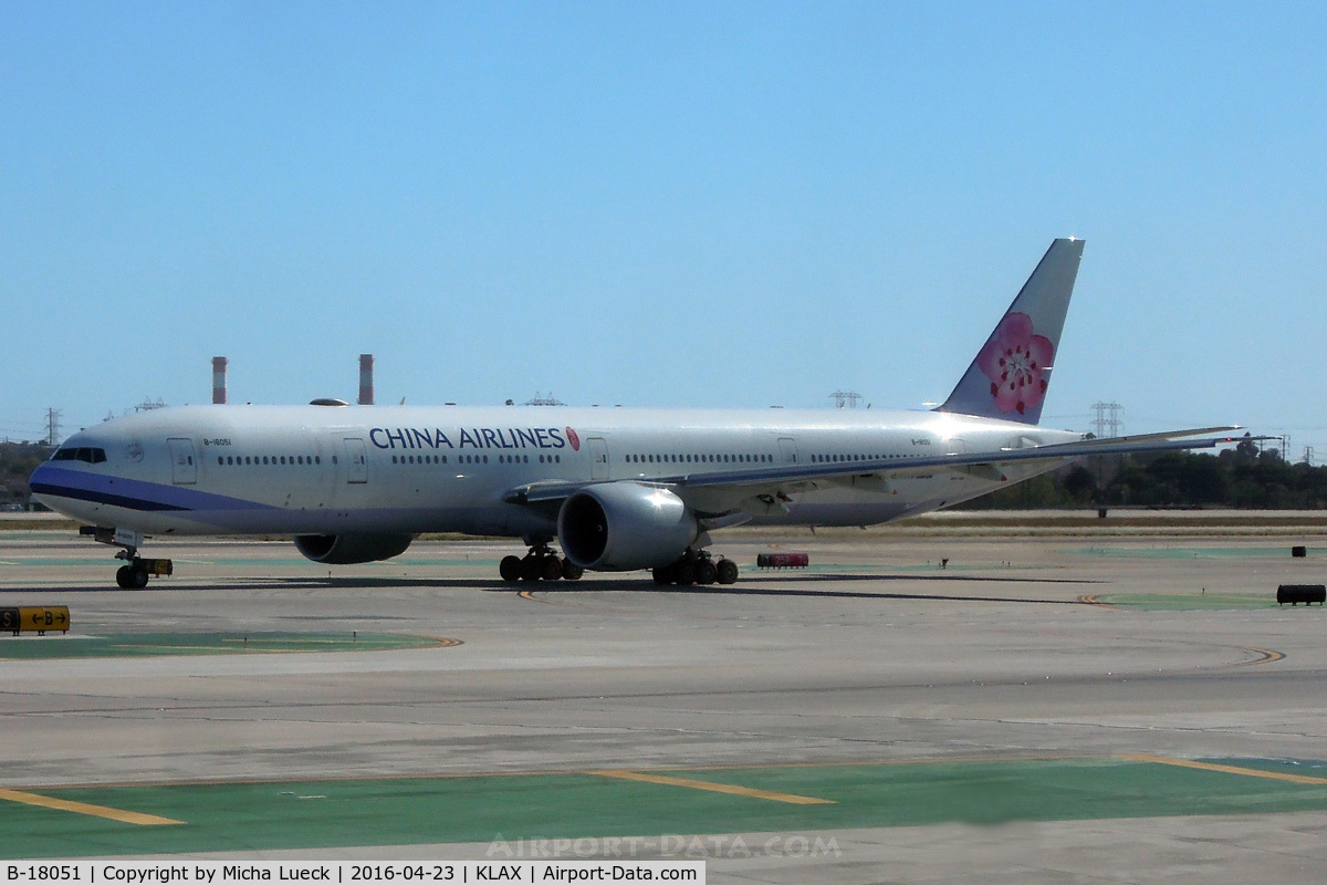 B-18051, 2014 Boeing 777-36N/ER C/N 41821, At LAX