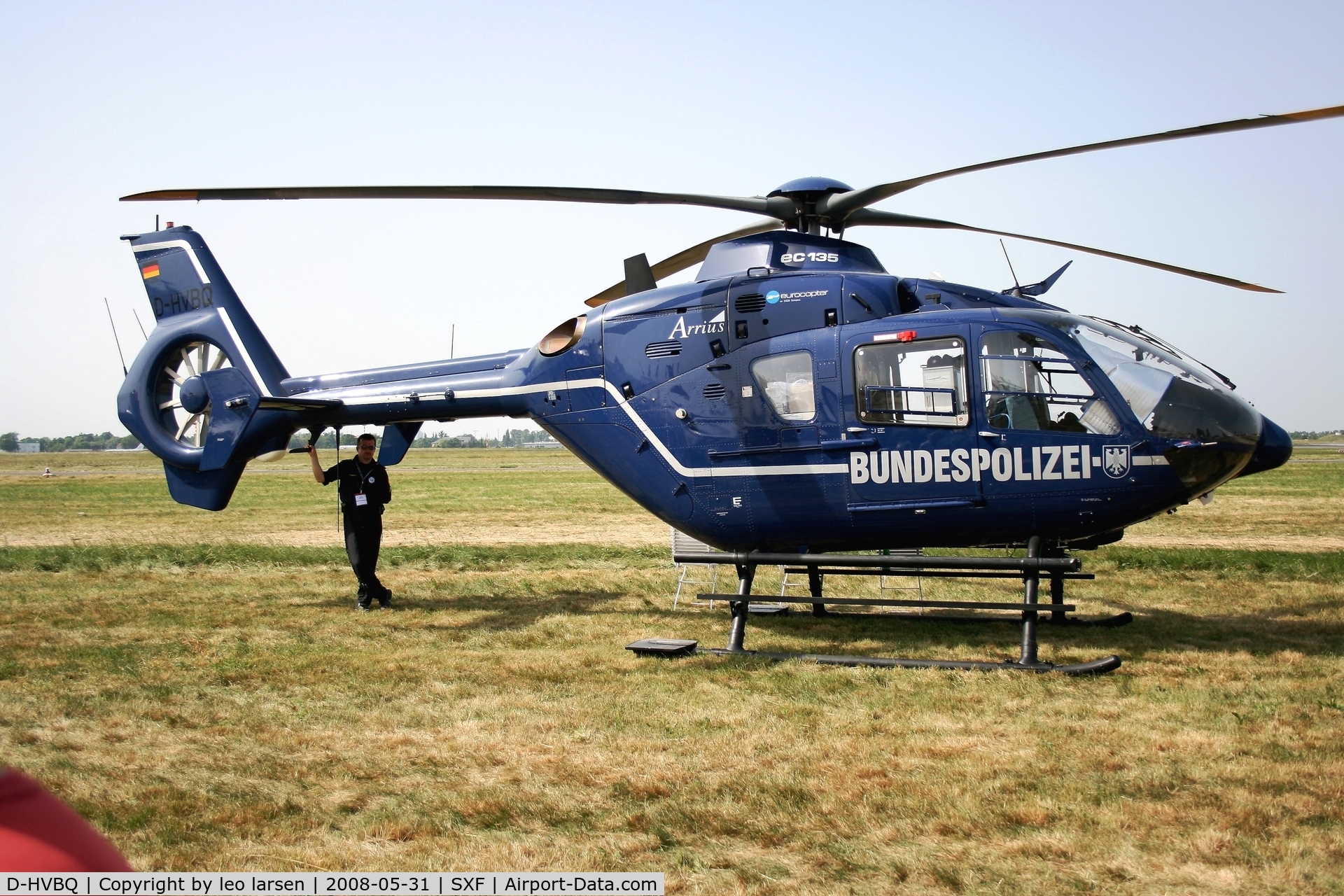 D-HVBQ, Eurocopter EC-135T-2i C/N 0266, Berlin Air Show 31.5.08