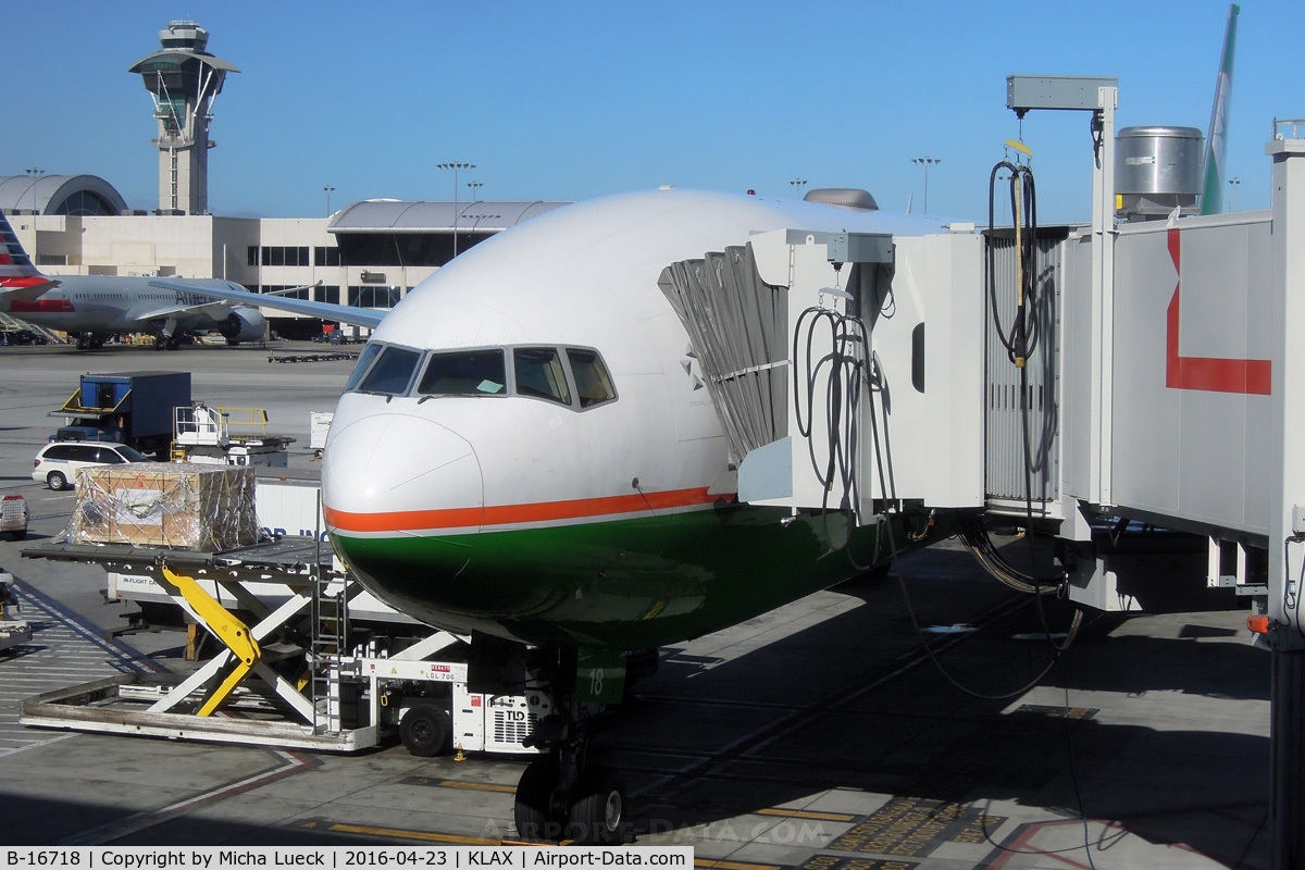 B-16718, 2014 Boeing 777-35E/ER C/N 43289, At LAX