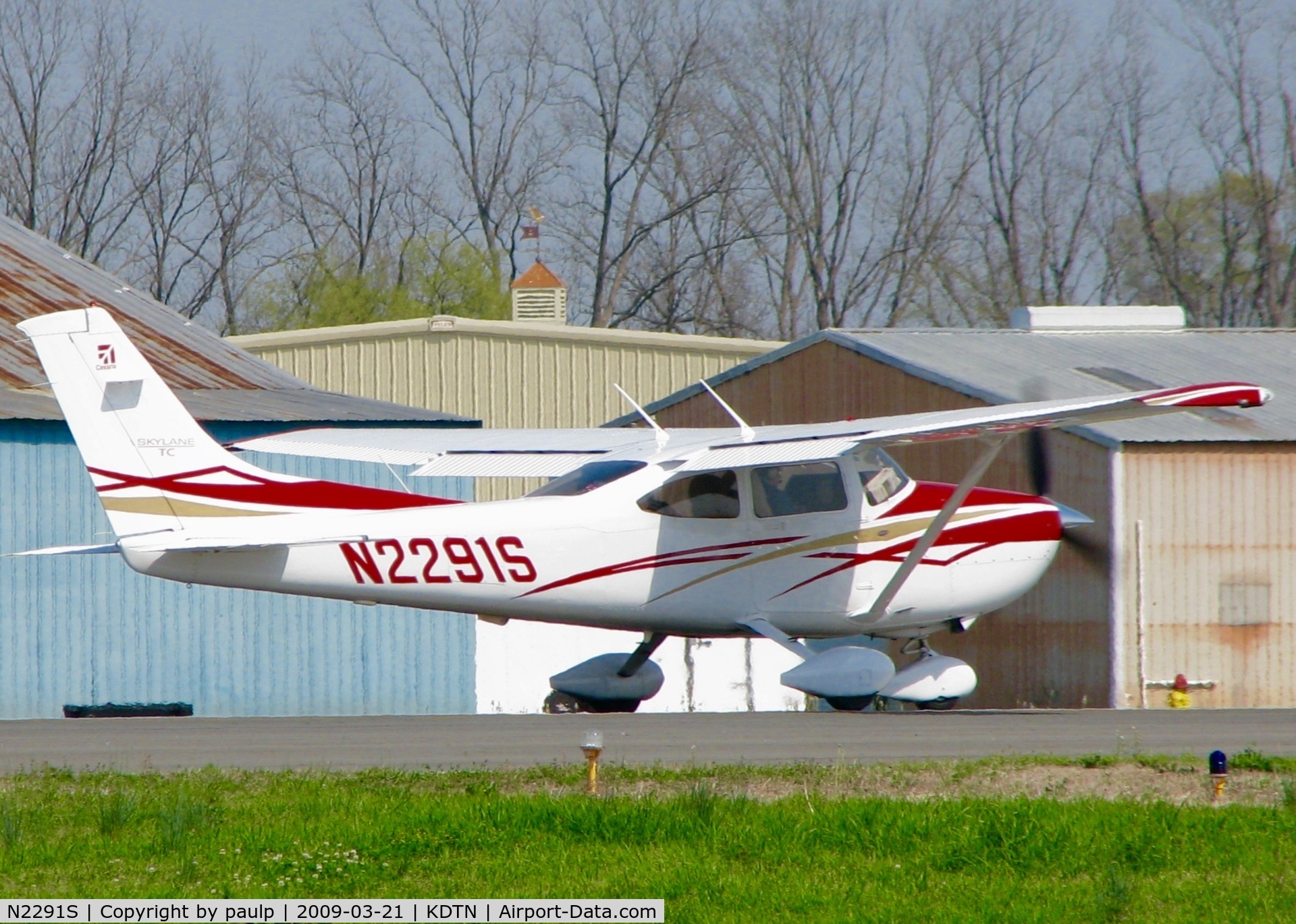 N2291S, 2007 Cessna T182T Turbo Skylane C/N T18208738, At Downtown Shreveport.