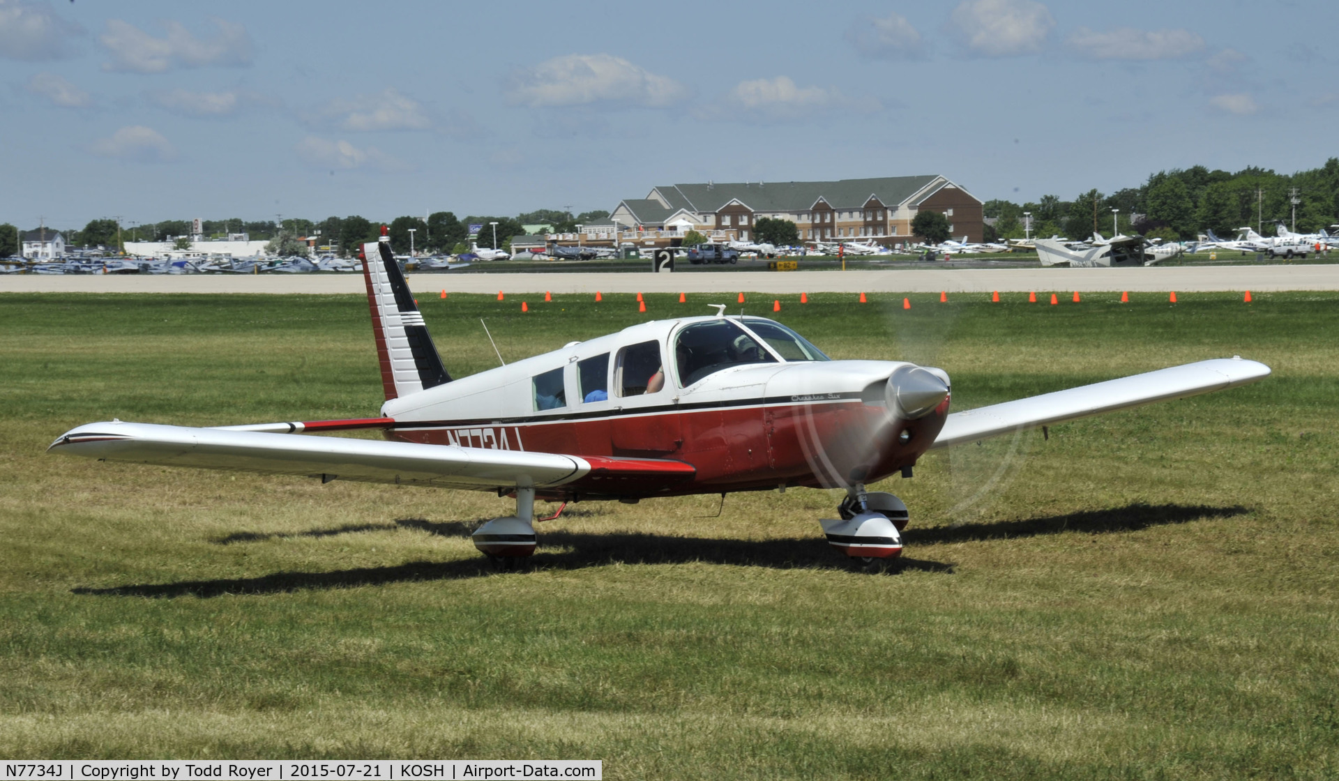 N7734J, 1969 Piper PA-32-260 Cherokee Six Cherokee Six C/N 32-1137, Airventure 2015