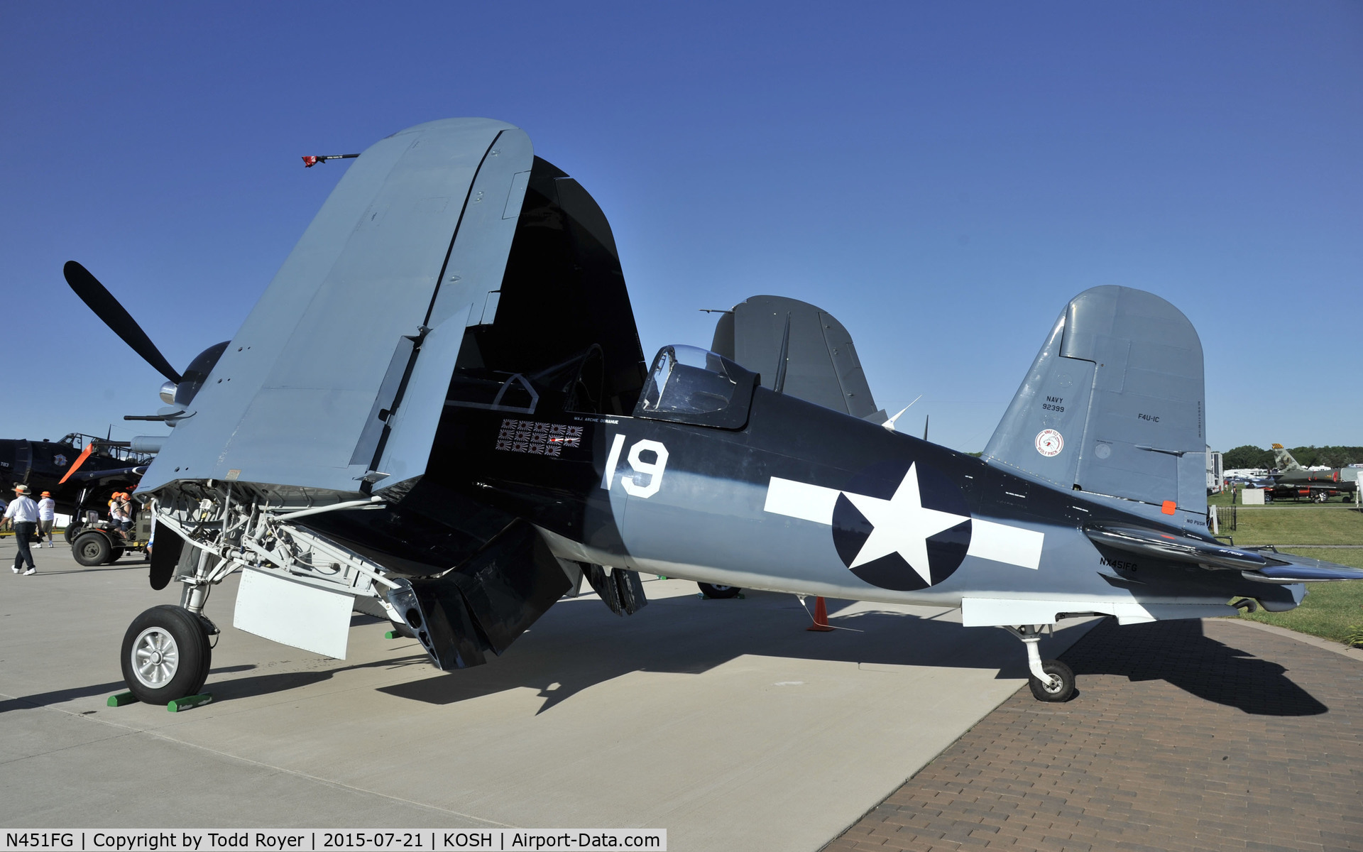 N451FG, 1945 Goodyear FG-1D Corsair C/N 3660, Airventure 2015