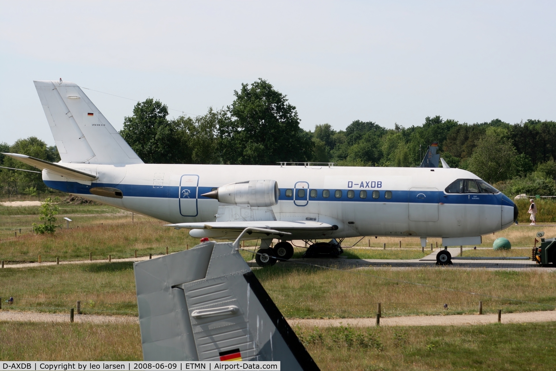 D-AXDB, 1977 VFW-Fokker VFW-614 C/N G18, Nordholz Museum ETMN 9.6.08