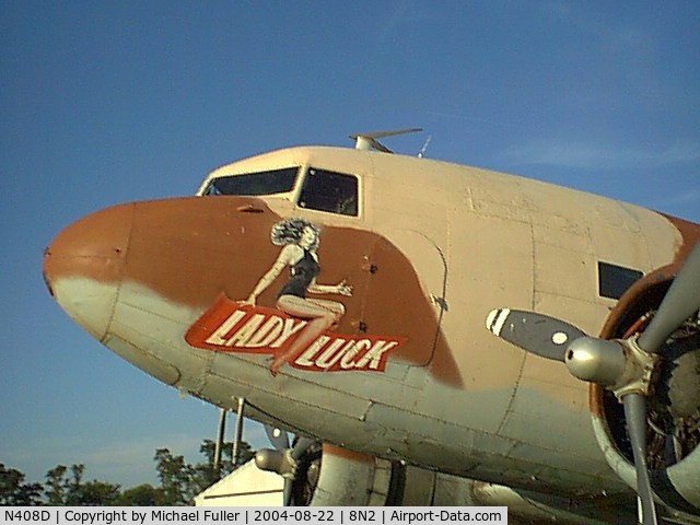 N408D, 1940 Douglas DC-3-G202A C/N 2247, Lady Luck DC3