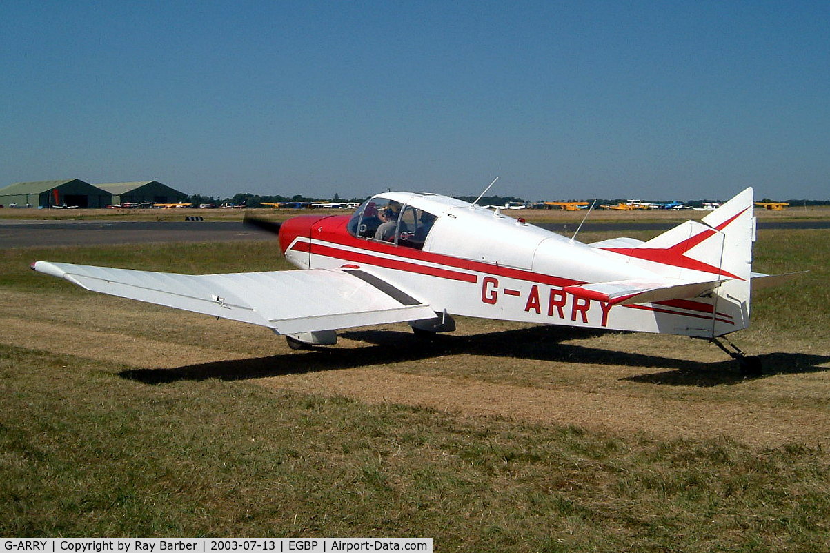 G-ARRY, 1961 Jodel D-140B Mousequetaire II C/N 72, SAN Jodel D.140B Mousquetaire II [72] Kemble~G 13/7/2003