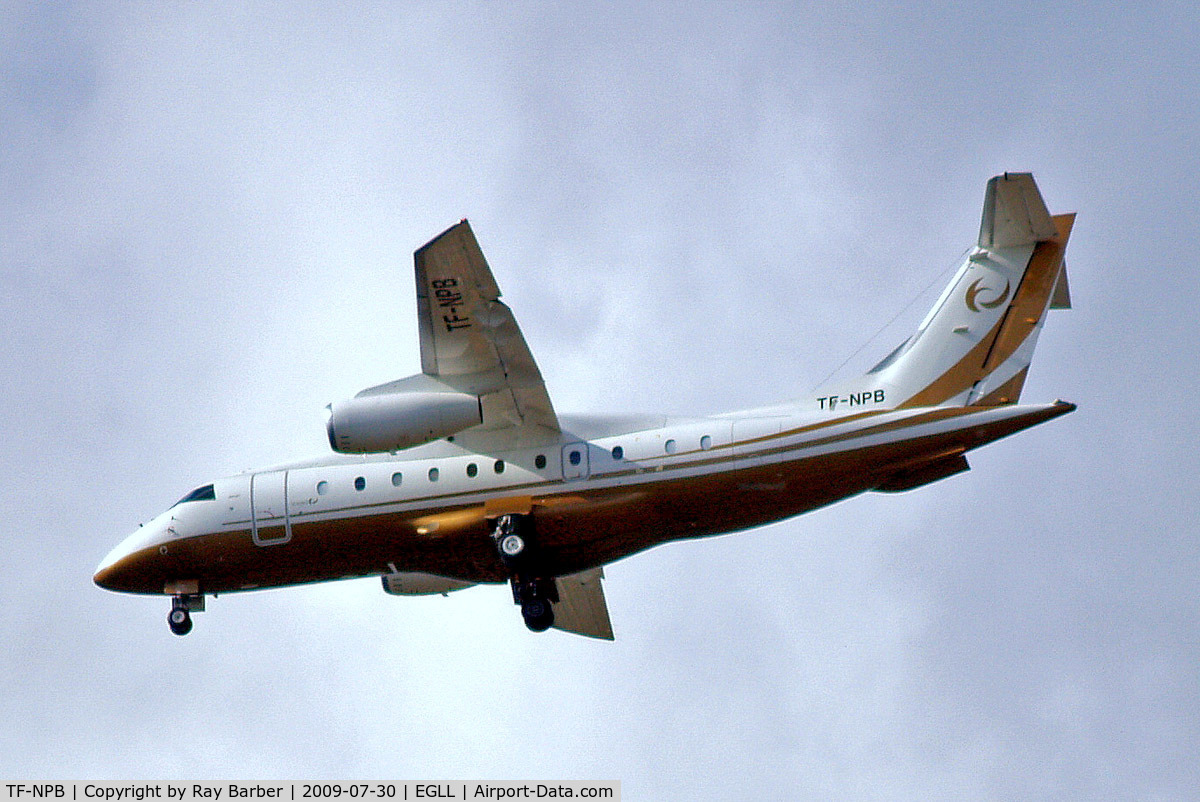 TF-NPB, 2000 Fairchild Dornier 328-310 328JET C/N 3161, Dornier 328-310 Jet [3161] (Icejet) Home~G 30/07/2009. on approach 27R.