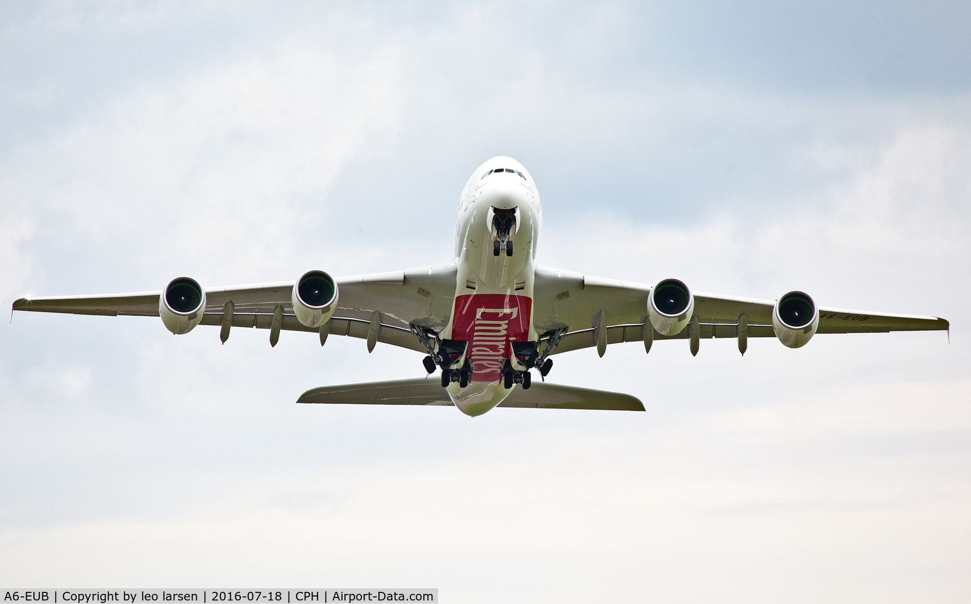 A6-EUB, 2016 Airbus A380-861 C/N 213, Copenhagen 18.7.16