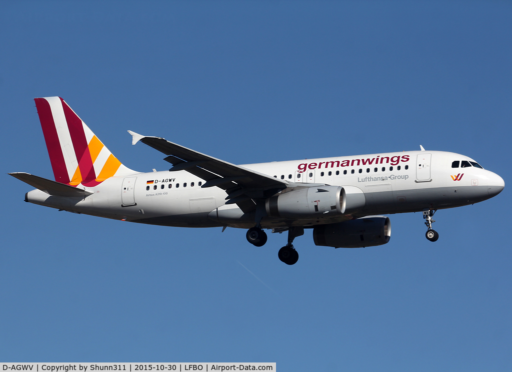 D-AGWV, 2013 Airbus A319-132 C/N 5467, Landing rwy 14R