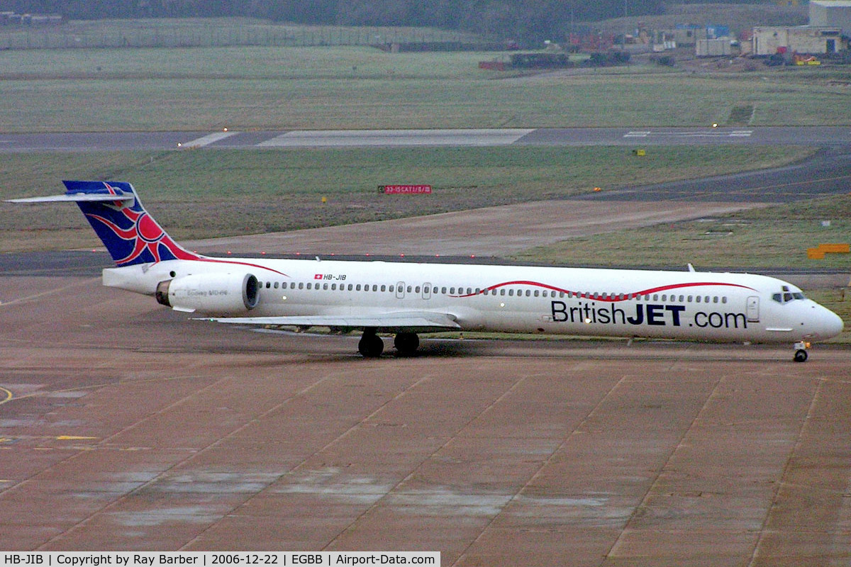 HB-JIB, 1996 McDonnell Douglas MD-90-30 C/N 53553, McDonnell-Douglas MD-90-30 [53553] (BritishJet.com) Birmingham Int'l~G 22/12/2006