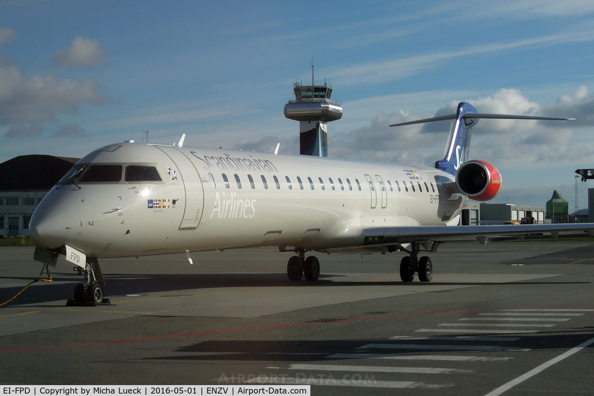 EI-FPD, 2016 Bombardier CRJ-900LR (CL-600-2D24) C/N 15401, At Stavanger