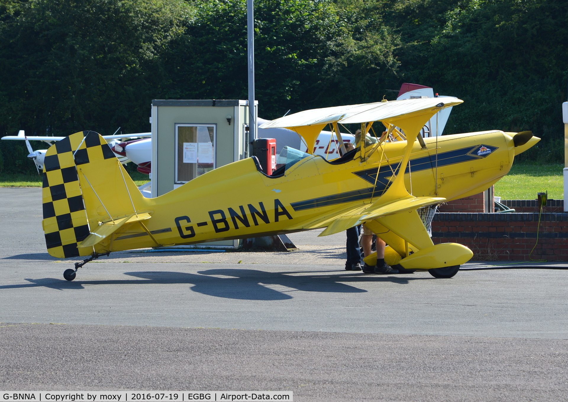 G-BNNA, 1973 Stolp SA-300 Starduster Too C/N 1462, Maxwell TC SA300 Starduster at Leicester Airport. Ex N8SD