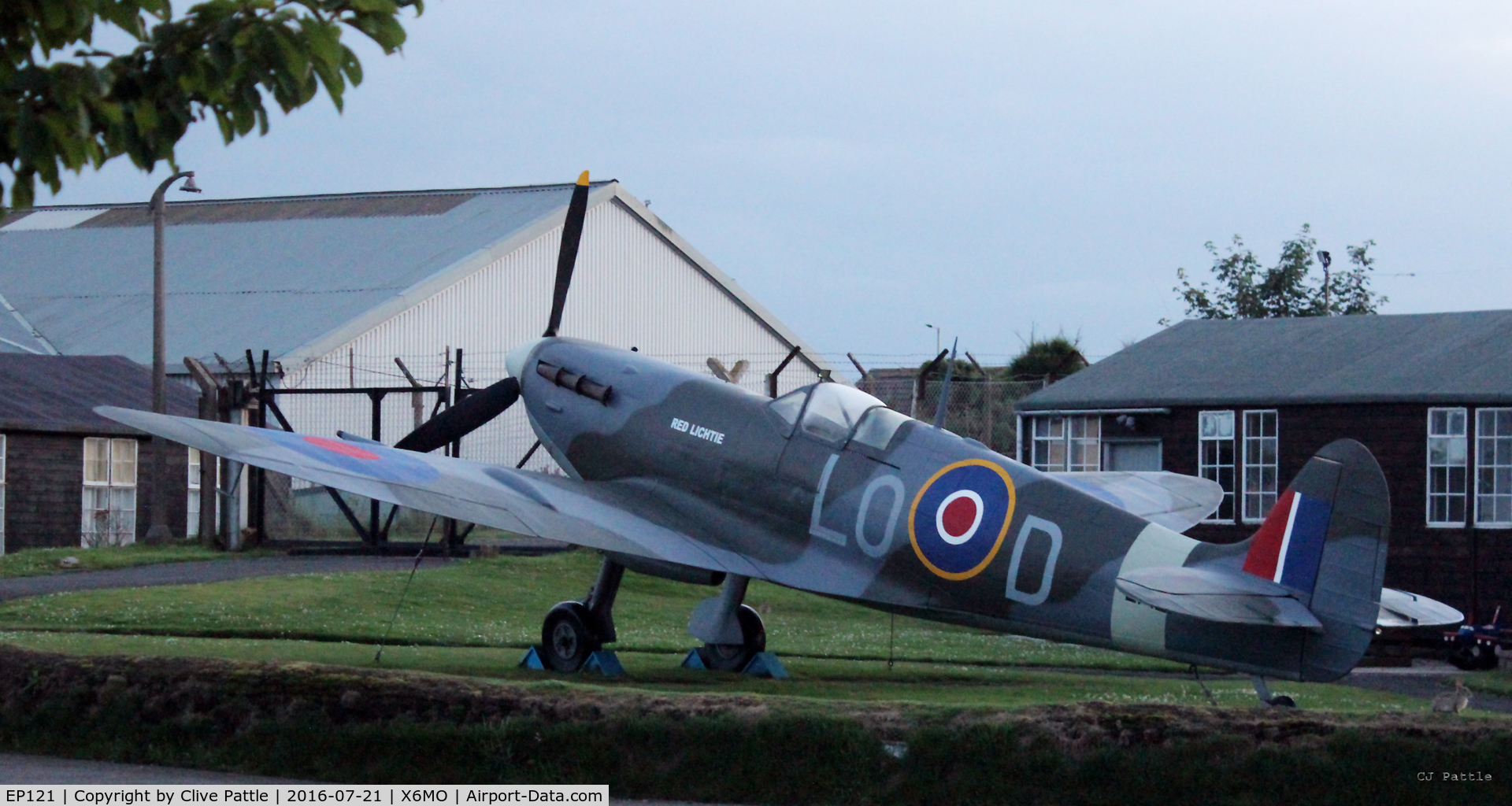 EP121, Supermarine Spitfire Replica C/N EP121, Preserved at the Montrose Air Station Heritage Centre