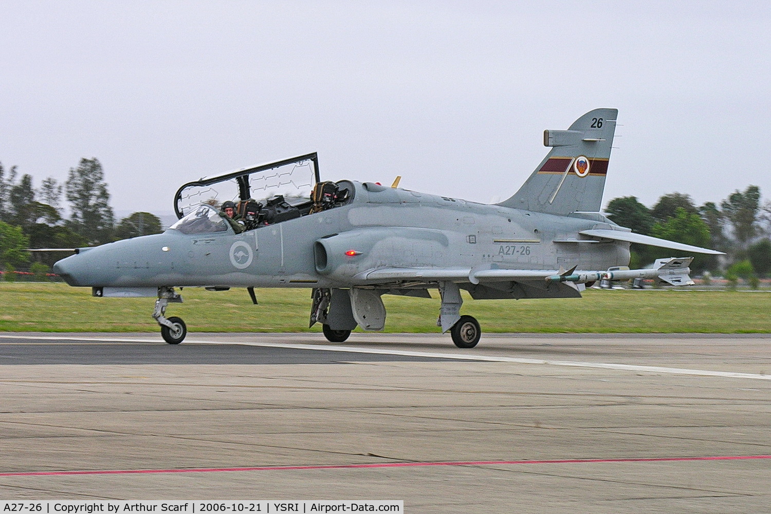 A27-26, British Aerospace Hawk 127 C/N DT26, British Aerospace Hawk Mk.127 LIF RAAF Richmond October 2006