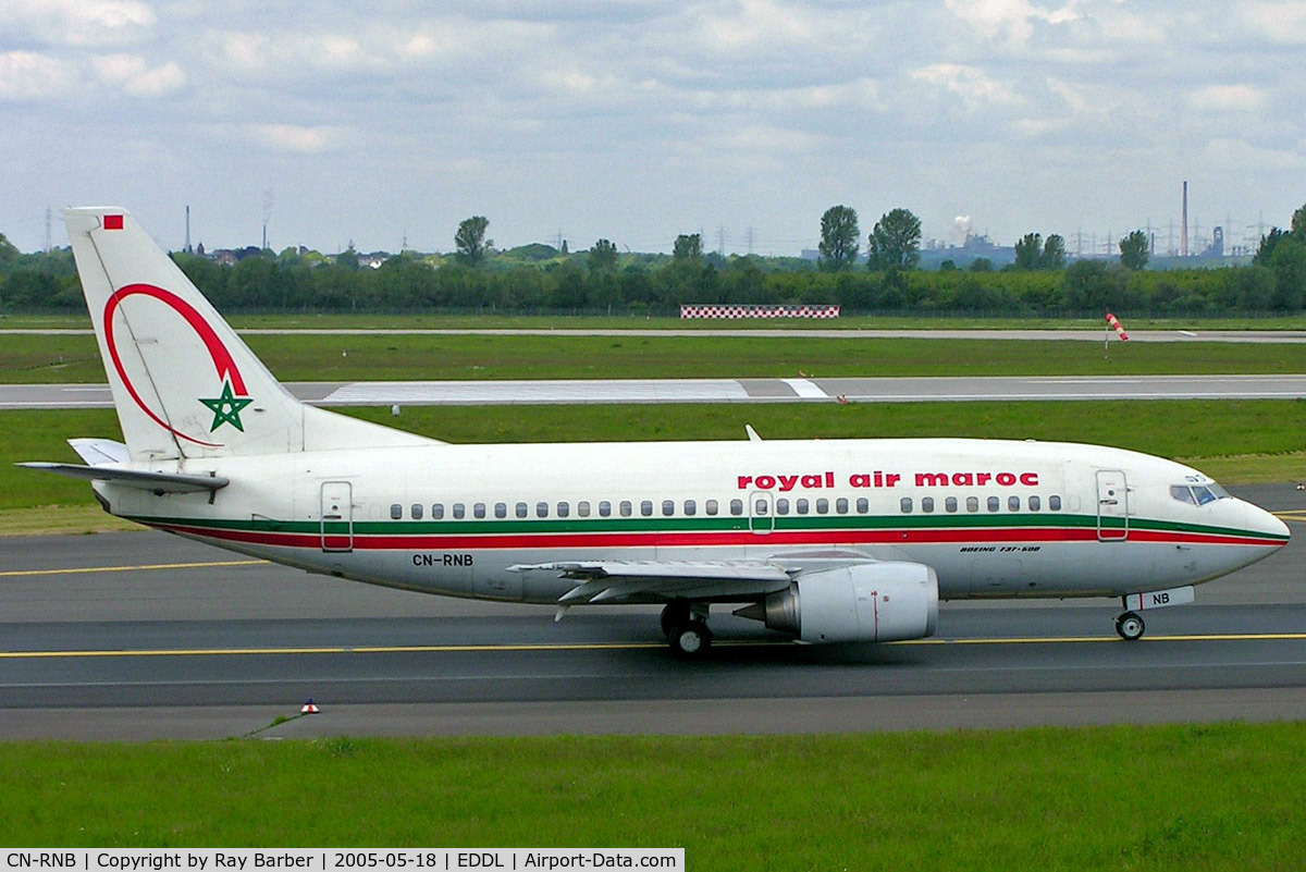 CN-RNB, 1993 Boeing 737-5B6 C/N 26527/2472, Boeing 737-5B6 [26527] (Royal Air Maroc) Dusseldorf~D 18/05/2006