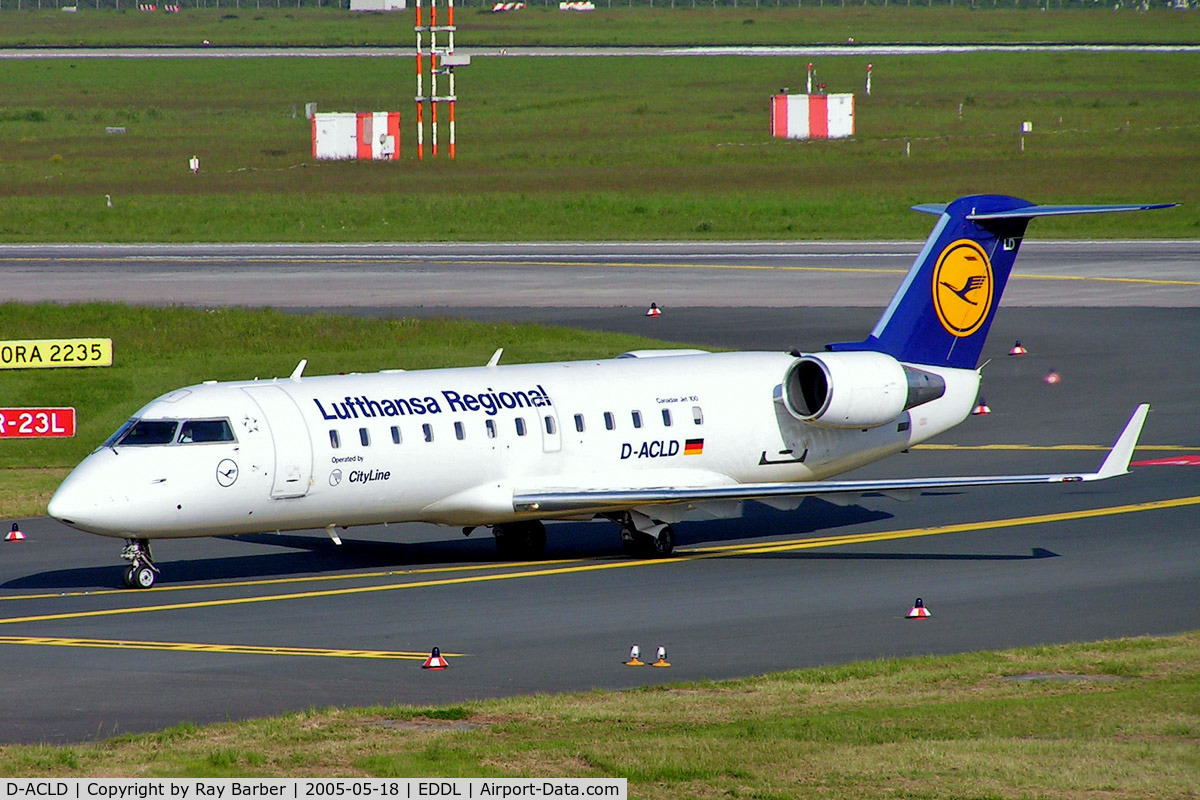 D-ACLD, Canadair CRJ-100LR (CL-600-2B19) C/N 7009, Canadair CRJ-100LR [7009] (Lufthansa Regional) Dusseldorf~D 18/05/2006