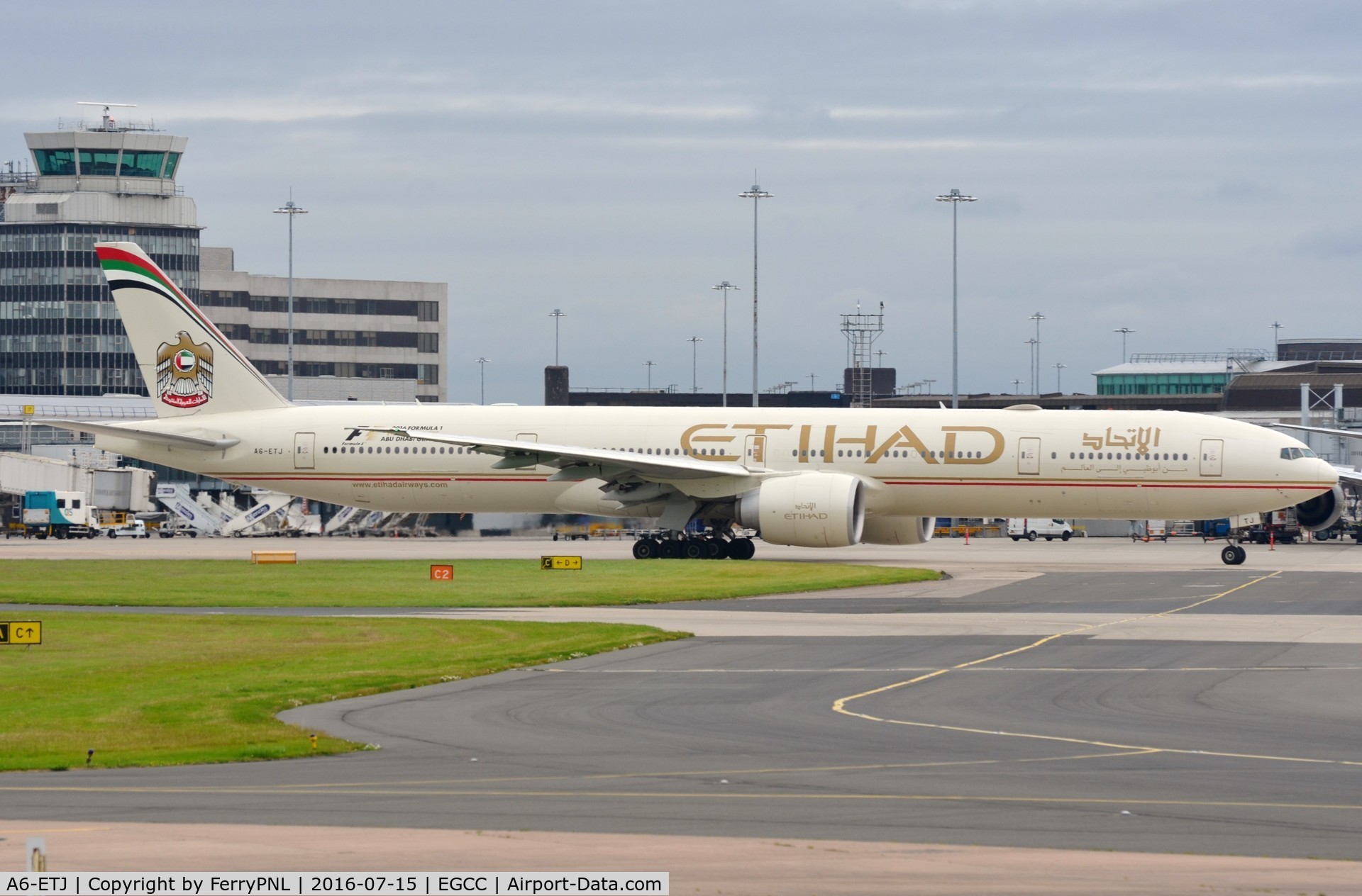A6-ETJ, 2012 Boeing 777-3FX/ER C/N 39685, Etihad B773 ready to depart.