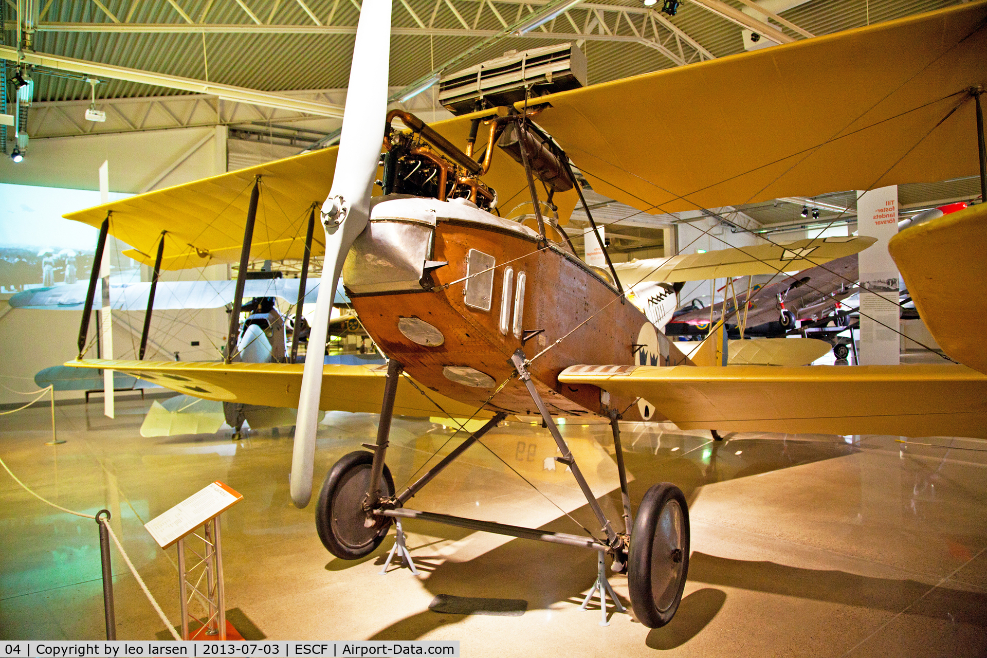 04, 1925 Albatros B.II C/N 464, Flygvapen Museum Linkoping 3.7.13