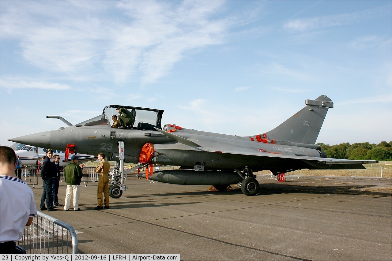 23, Dassault Rafale M C/N 23, Dassault Rafale M, Static display, Lann Bihoue Naval Air Base (LFRH-LRT)