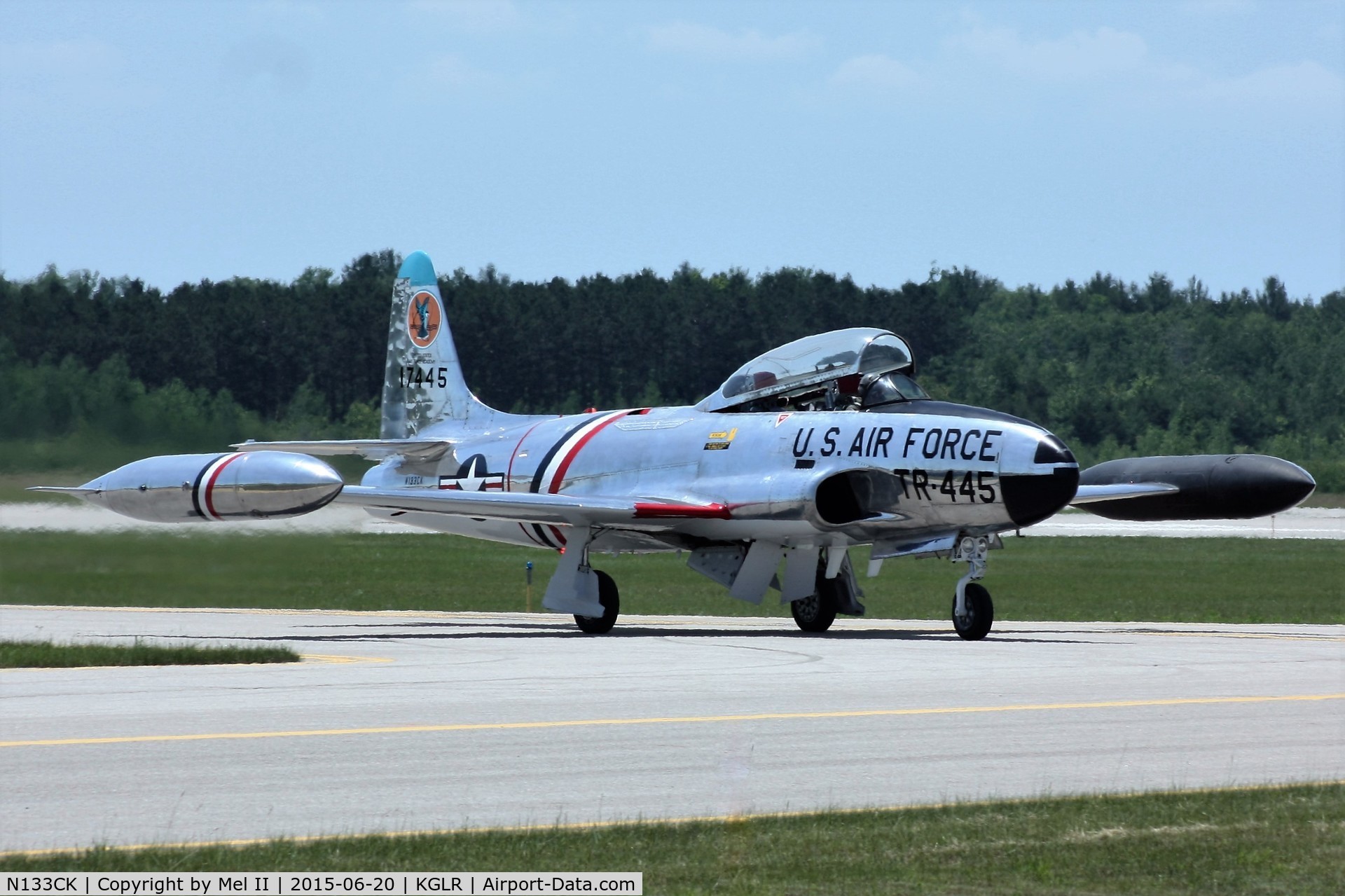 N133CK, 1951 Lockheed T-33A Shooting Star C/N 580-7138, 2015 Wings Over Gaylord Air Show
