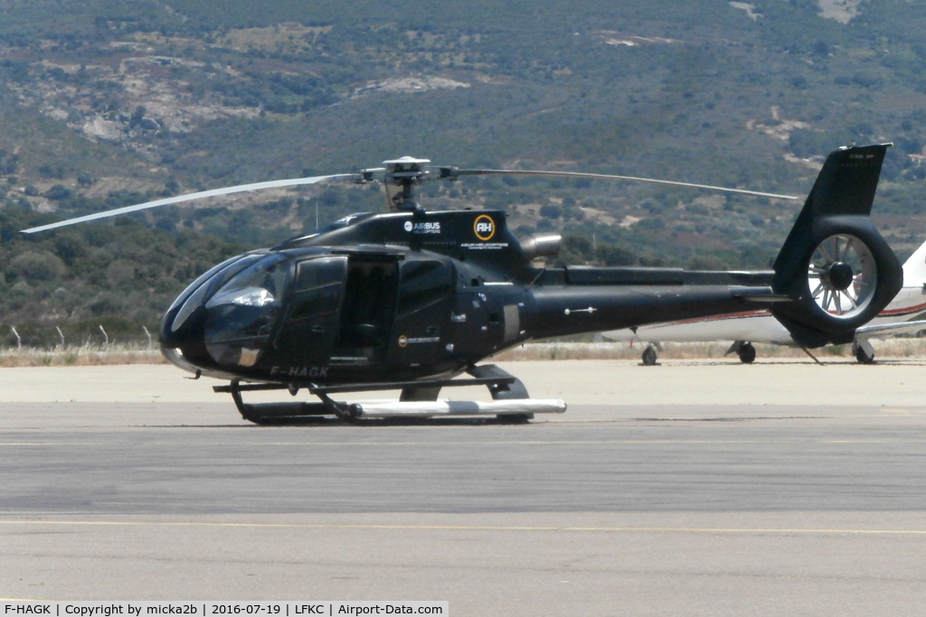 F-HAGK, Eurocopter EC-130B-4 (AS-350B-4) C/N 4839, Parked