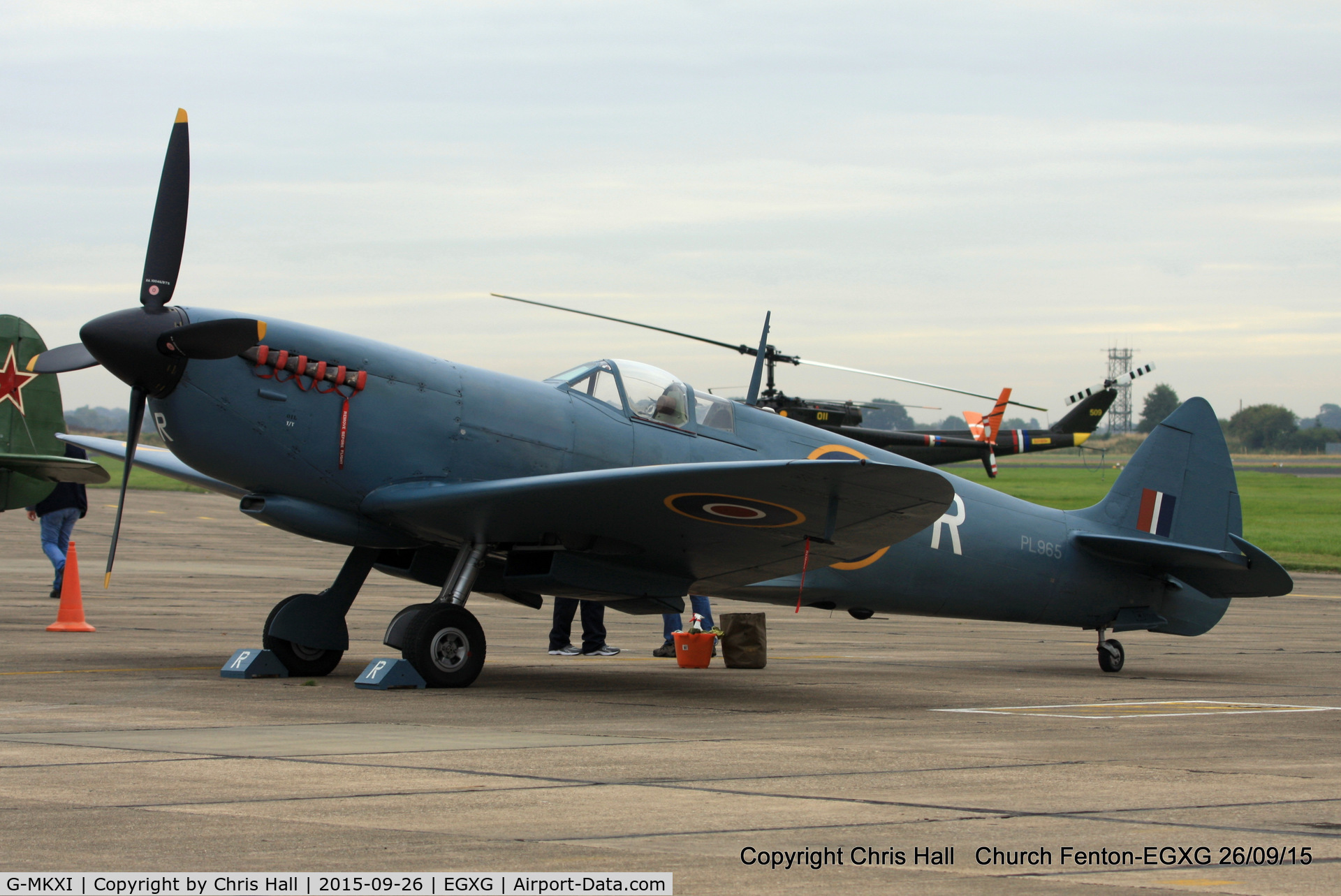 G-MKXI, 1944 Supermarine 365 Spitfire PR.XI C/N 6S/504719, at the Yorkshire Airshow