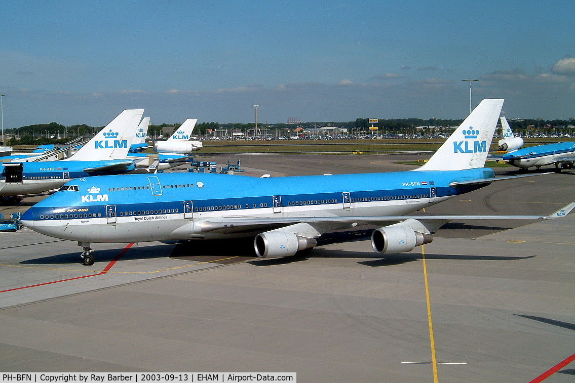 PH-BFN, 1993 Boeing 747-406BC C/N 26372, Boeing 747-406 [26372] (KLM Royal Dutch Airlines) Amsterdam-Schiphol~PH 13/09/2003