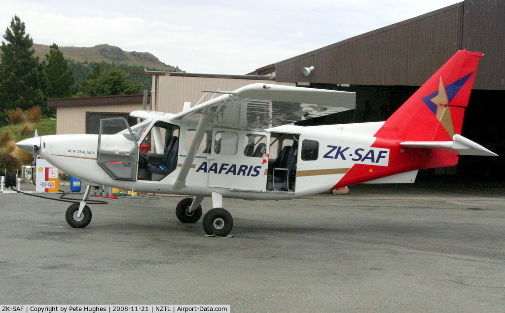 ZK-SAF, Gippsland GA-8 Airvan C/N GA8-02-017, ZK-SAF Airvan at Tekapo, NZ