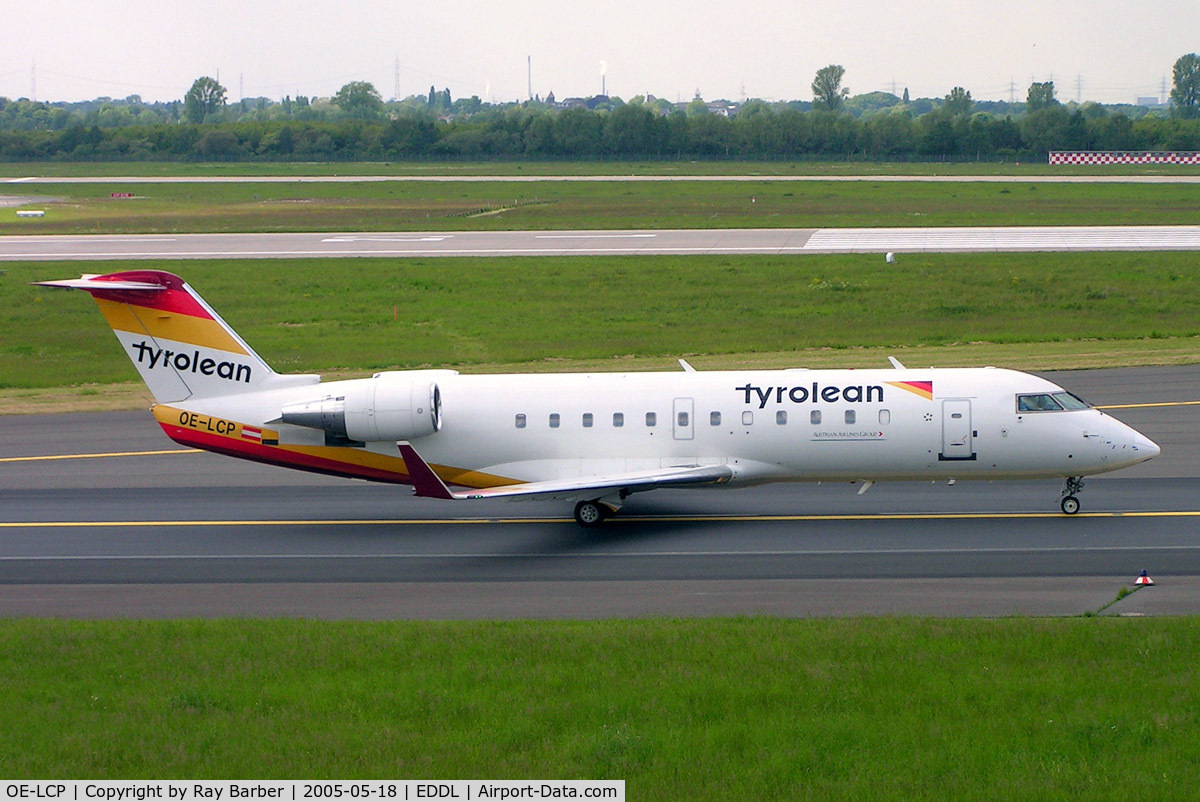 OE-LCP, 2001 Canadair CRJ-200LR (CL-600-2B19) C/N 7480, Canadair CRJ-200LR [7480] (Tyrolean Airways) Dusseldorf~D 18/05/2006