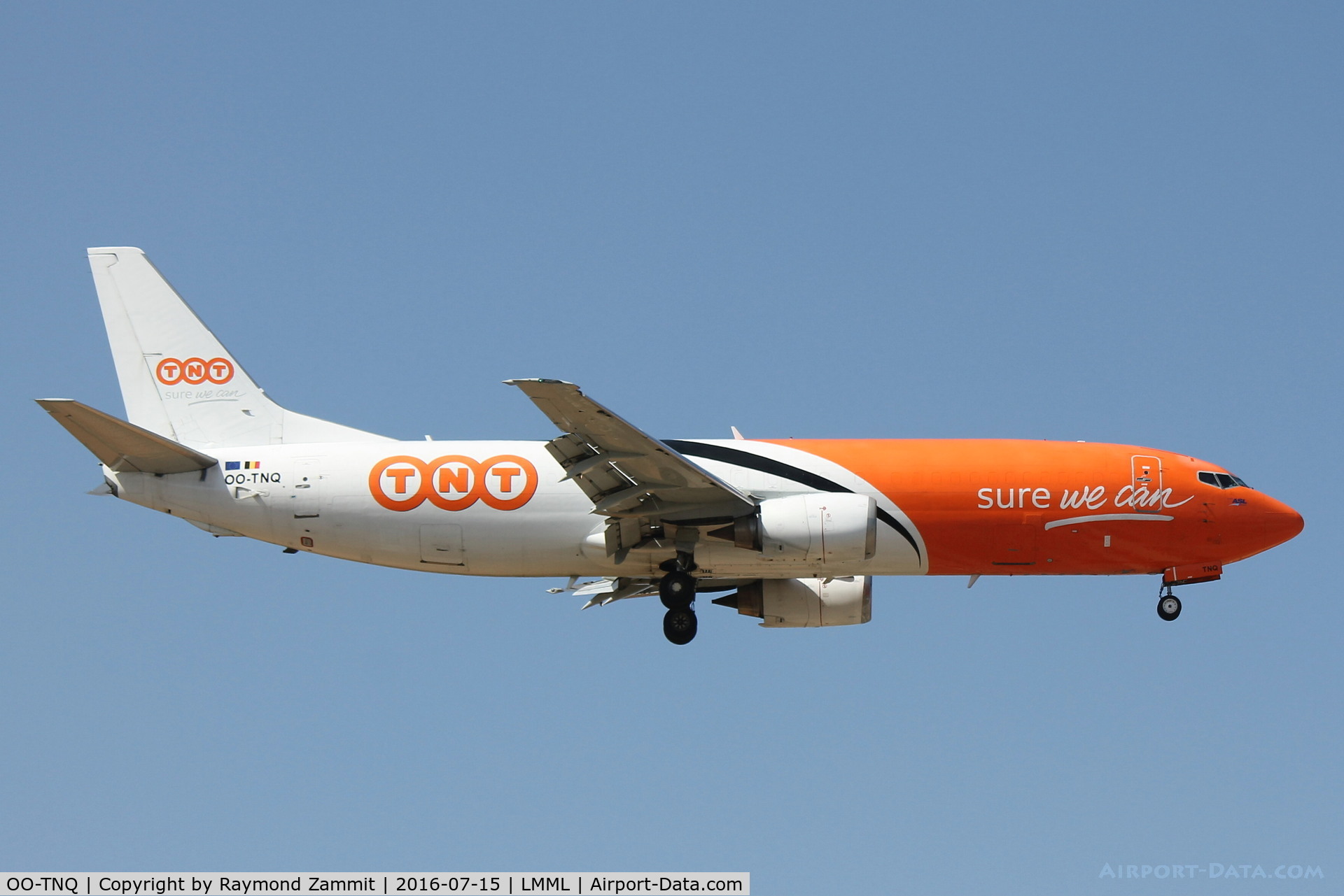 OO-TNQ, 1998 Boeing 737-4M0 C/N 29205, B737-400 OO-TNQ TNT