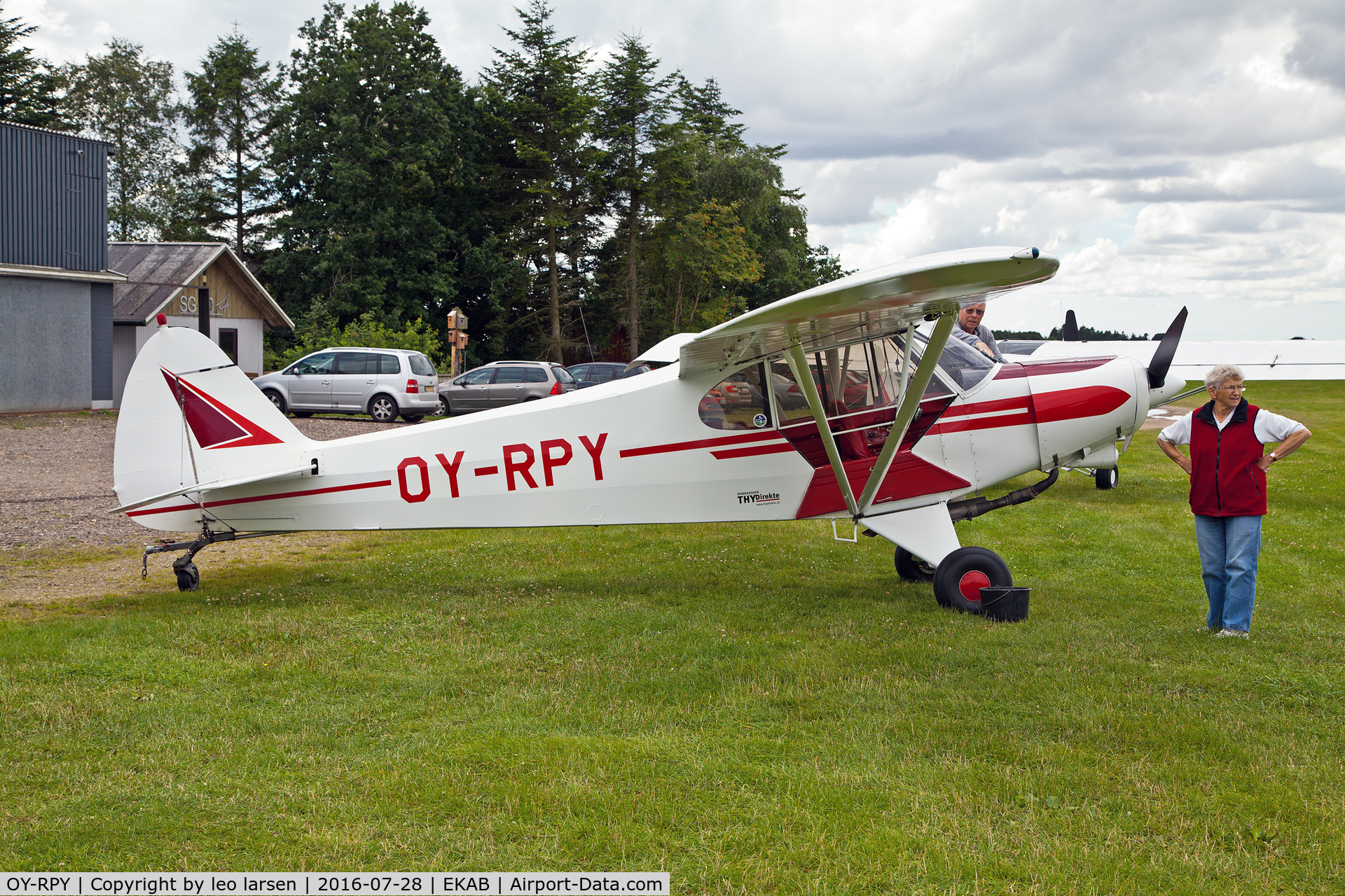 OY-RPY, 1963 Piper PA-18-150 Super Cub C/N 18-8092, Arnborg EKAB 28.7.16
