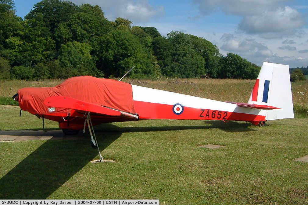 G-BUDC, 1980 Slingsby T-61F Venture T2 C/N 1971, Slingsby T.61F Venture [1971] Enstone~G 09/07/2004. Wears military markings.