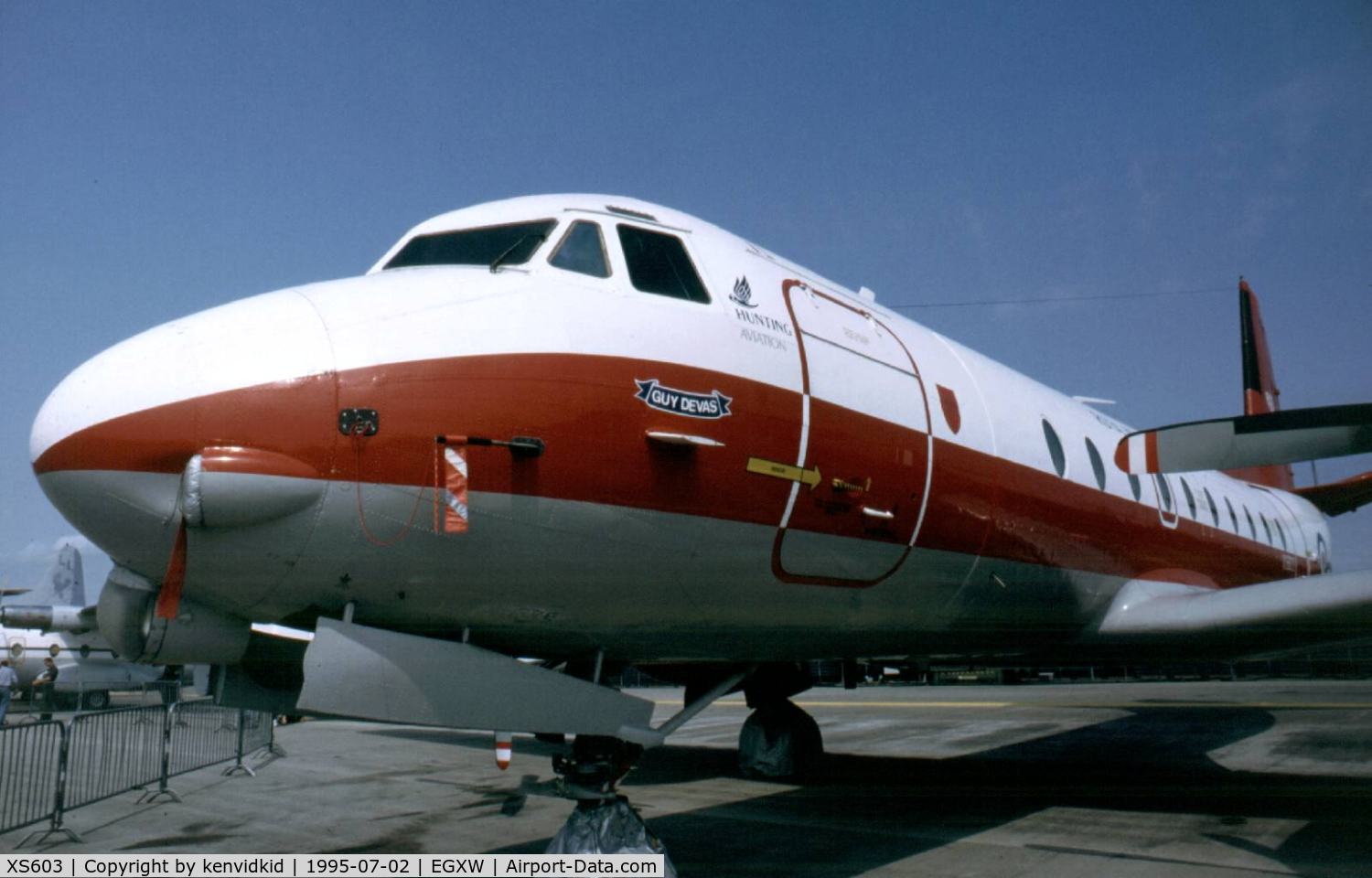 XS603, 1966 Hawker Siddeley HS-780 Andover E.3 C/N Set 10, Airshow 1995