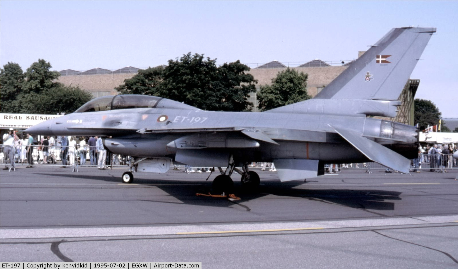 ET-197, 1978 General Dynamics F-16B Fighting Falcon C/N 6G-13, Airshow 1995