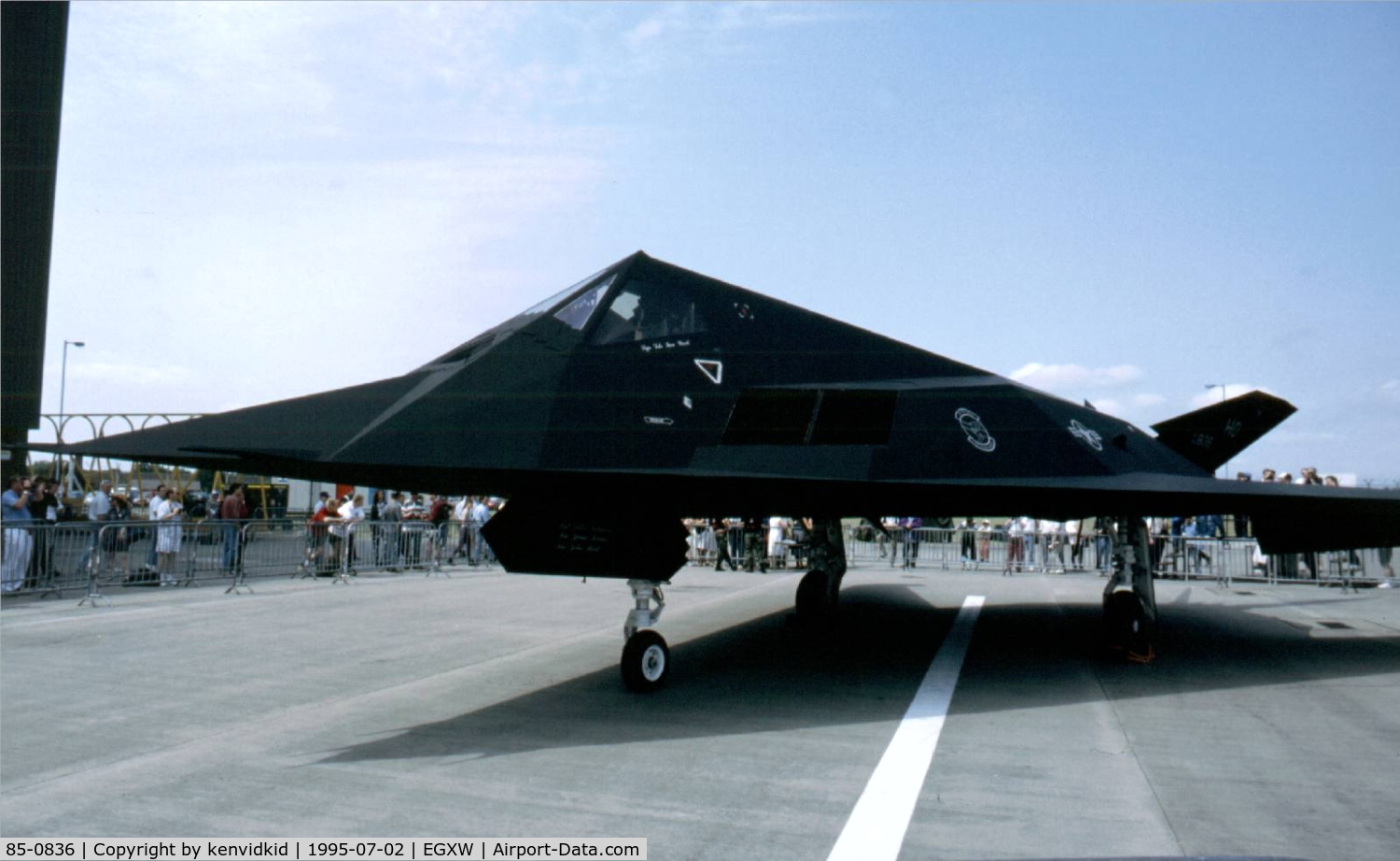 85-0836, 1985 Lockheed F-117A Nighthawk C/N A.4058, Airshow 1995