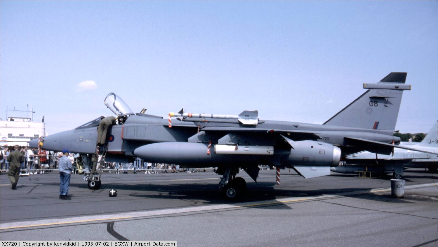 XX720, 1974 Sepecat Jaguar GR.1A C/N S.17, Airshow 1995