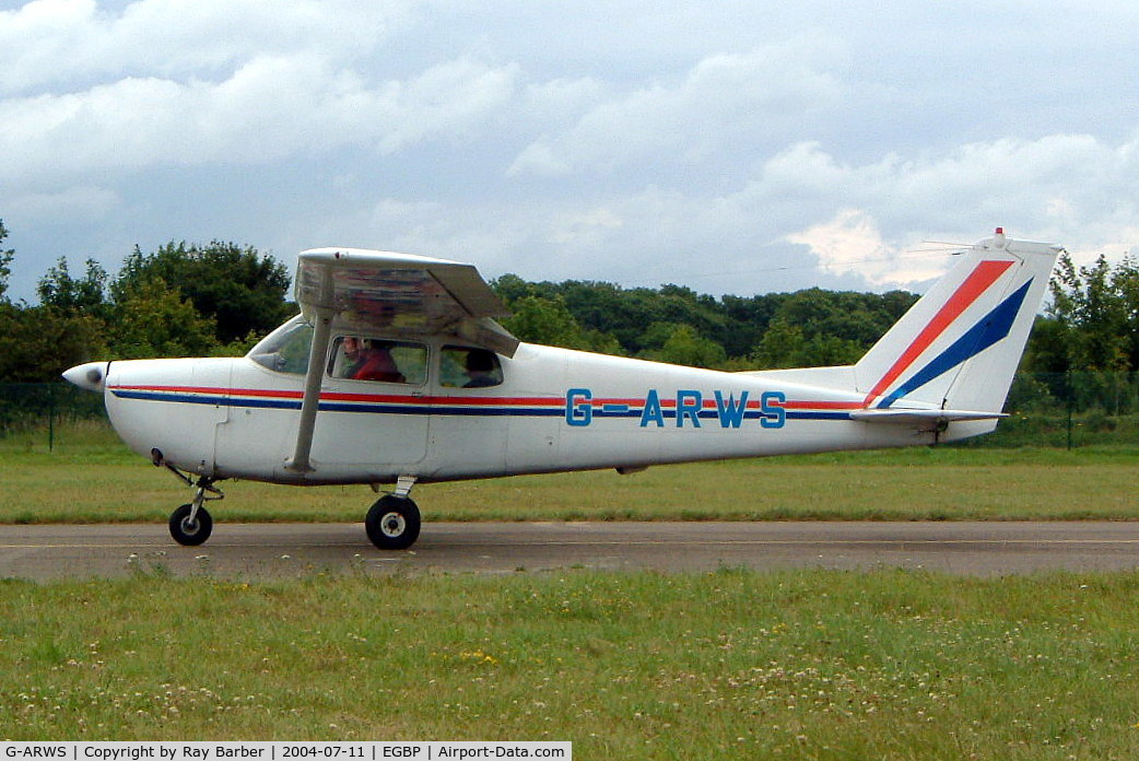 G-ARWS, 1962 Cessna 175C Skylark C/N 17557102, Cessna 175C Skylark [57102] Kemble~G 11/07/2004