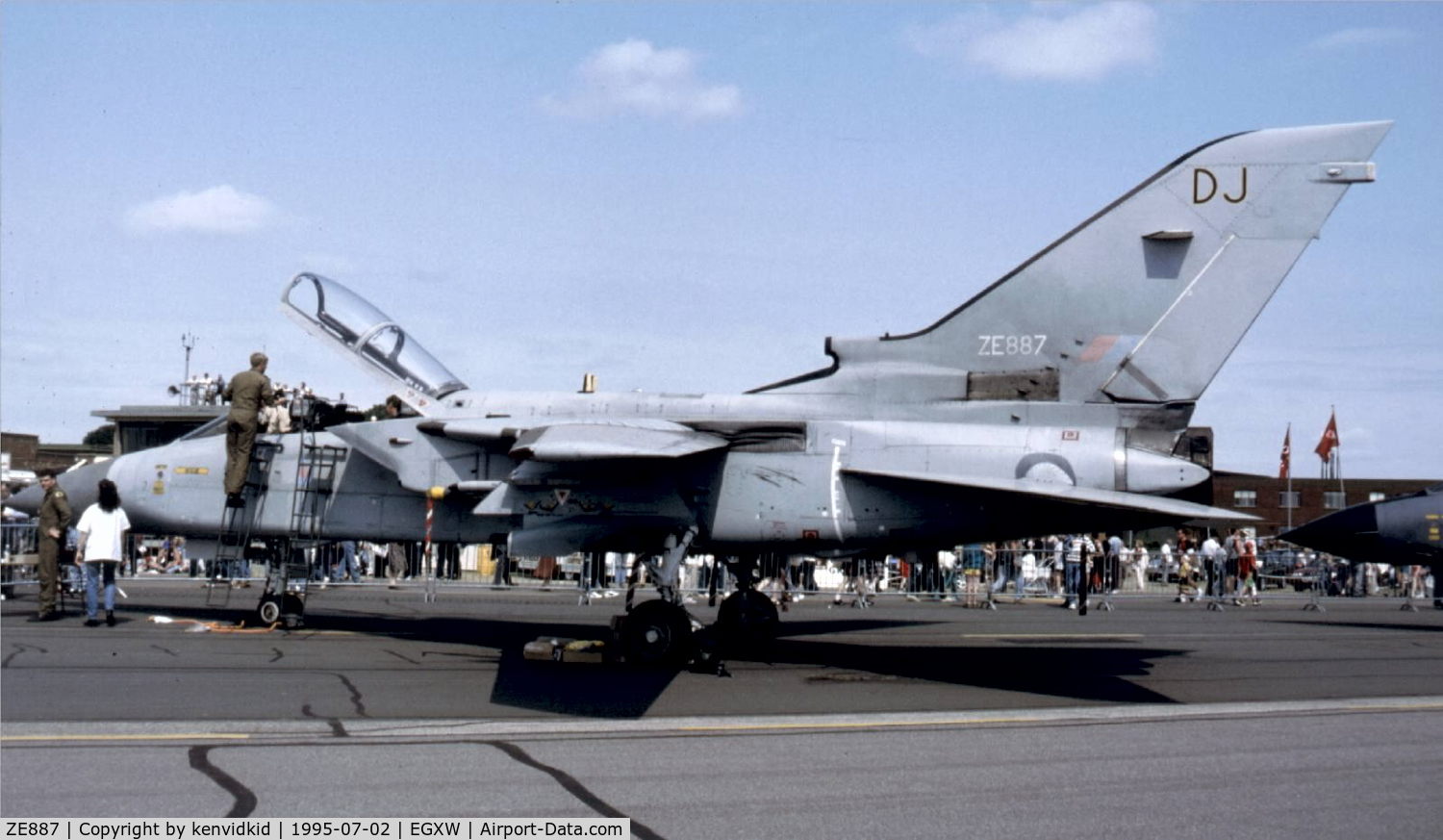 ZE887, 1988 Panavia Tornado F.3 C/N 3345, Airshow 1995