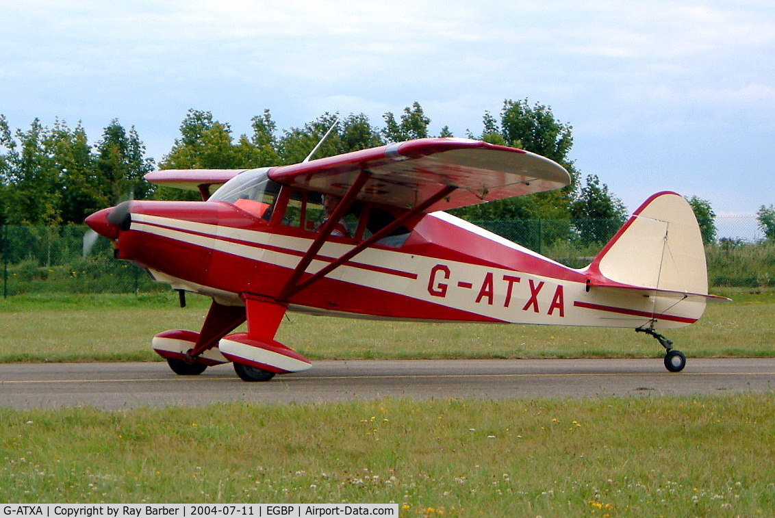 G-ATXA, 1956 Piper PA-22-150 Tri-Pacer C/N 22-3730, Piper PA-22-150 Tri-Pacer [22-3730] Kemble~G 11/07/2004