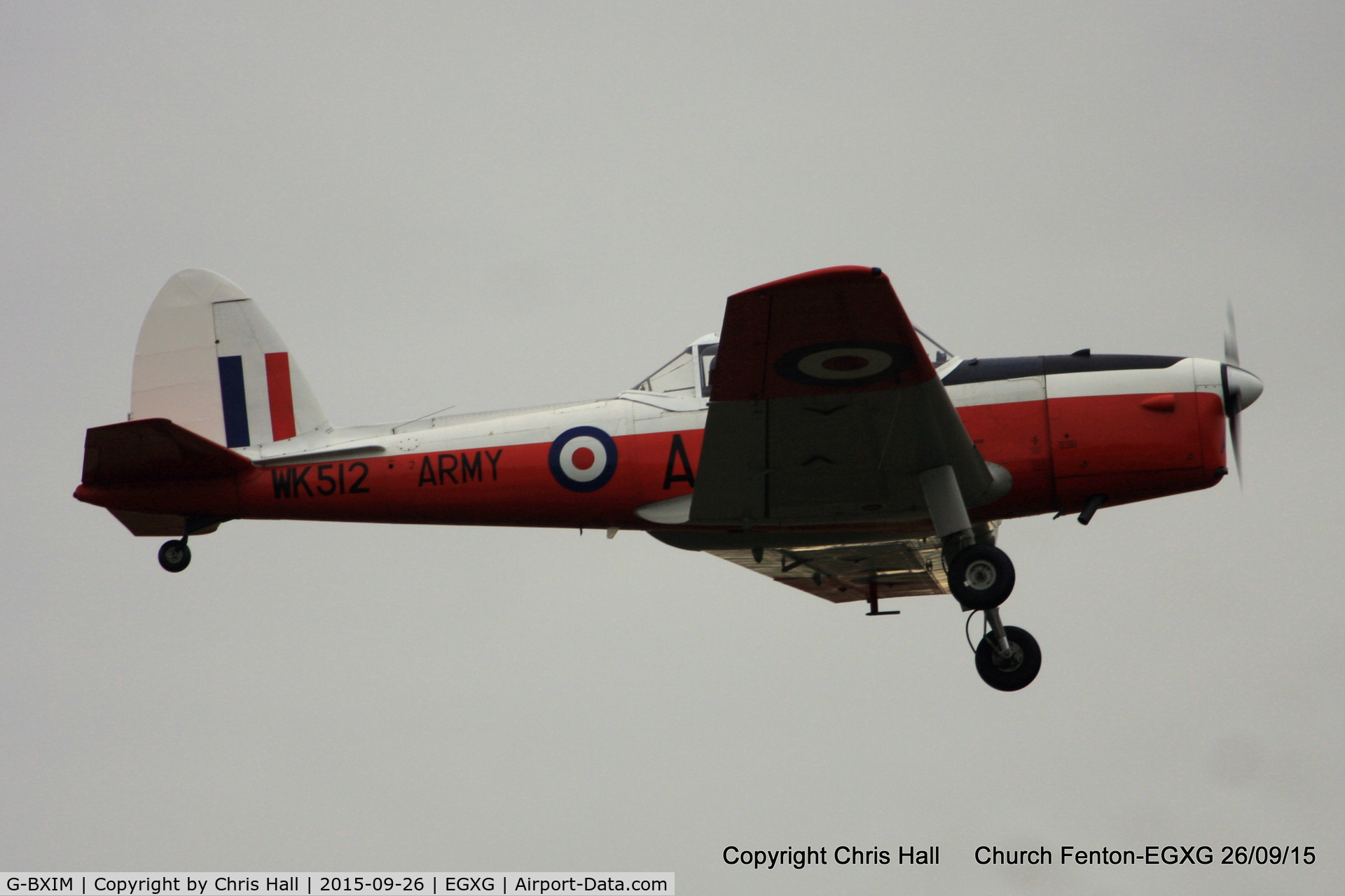 G-BXIM, 1951 De Havilland DHC-1 Chipmunk 22 C/N C1/0548, at the Yorkshire Airshow