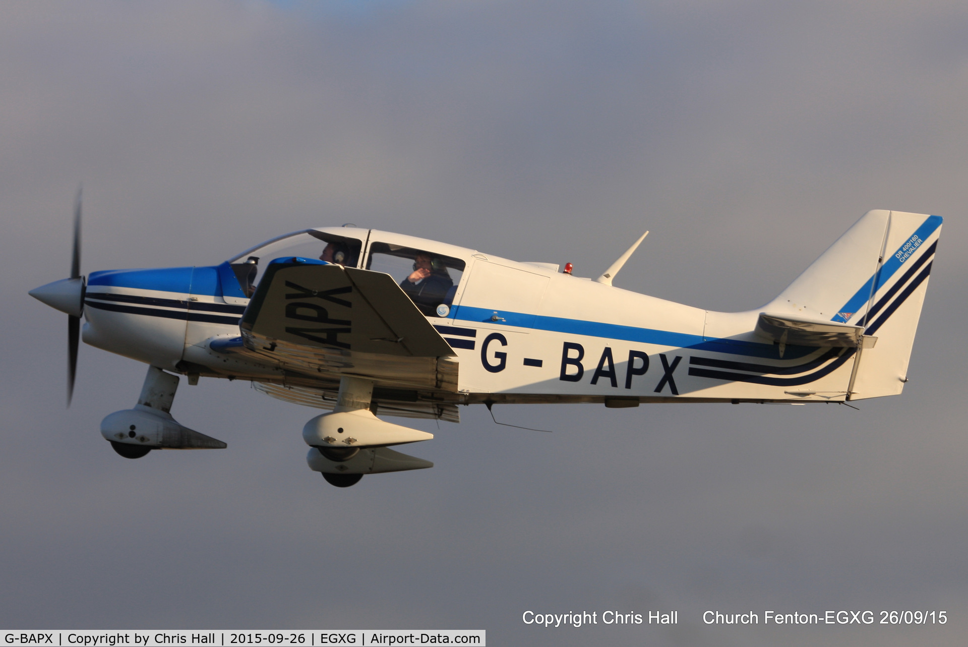 G-BAPX, 1972 Robin DR-400-160 Chevalier C/N 789, at the Yorkshire Airshow