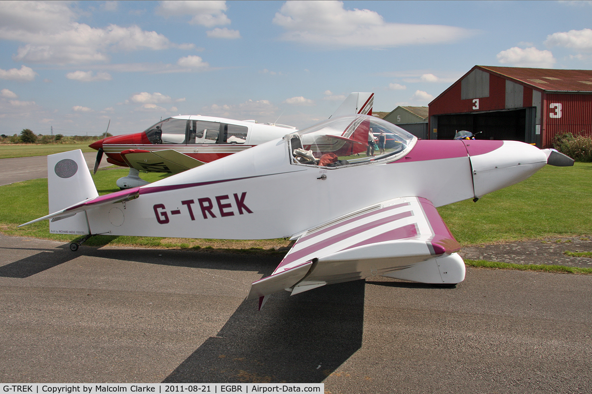 G-TREK, 1995 Jodel D-18 C/N PFA 169-11265, Jodel D-18 at The Real Aeroplane Company's Summer Madness Fly-In, August 21st 2011.