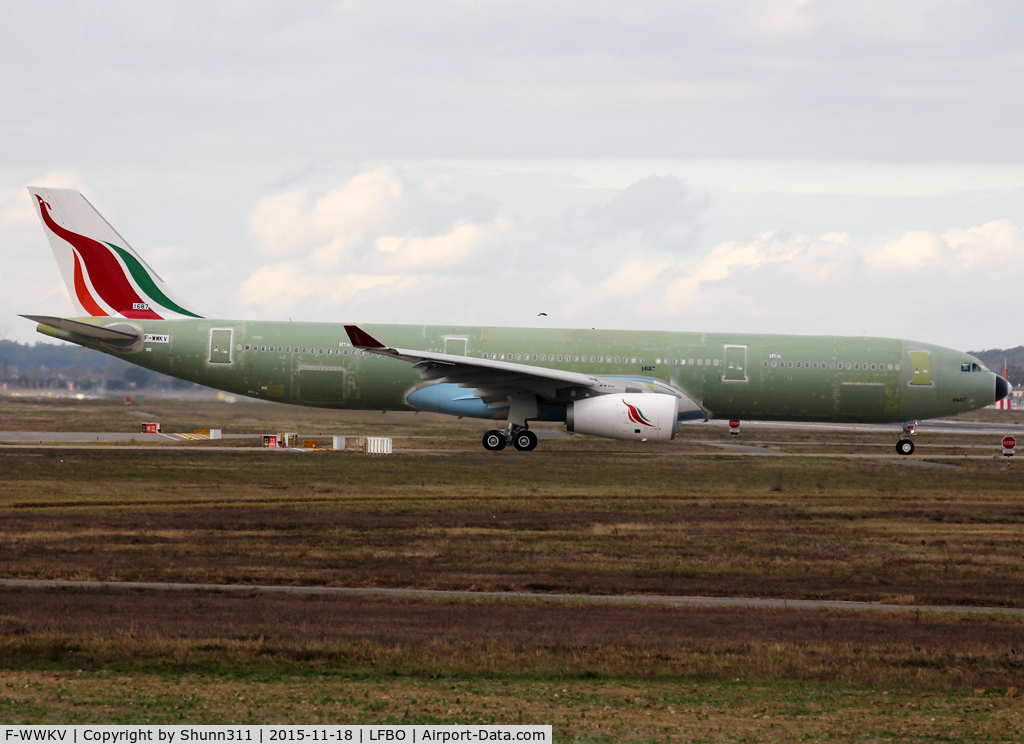 F-WWKV, 2015 Airbus A330-343 C/N 1687, C/n 1687 - For SriLankan Airlines