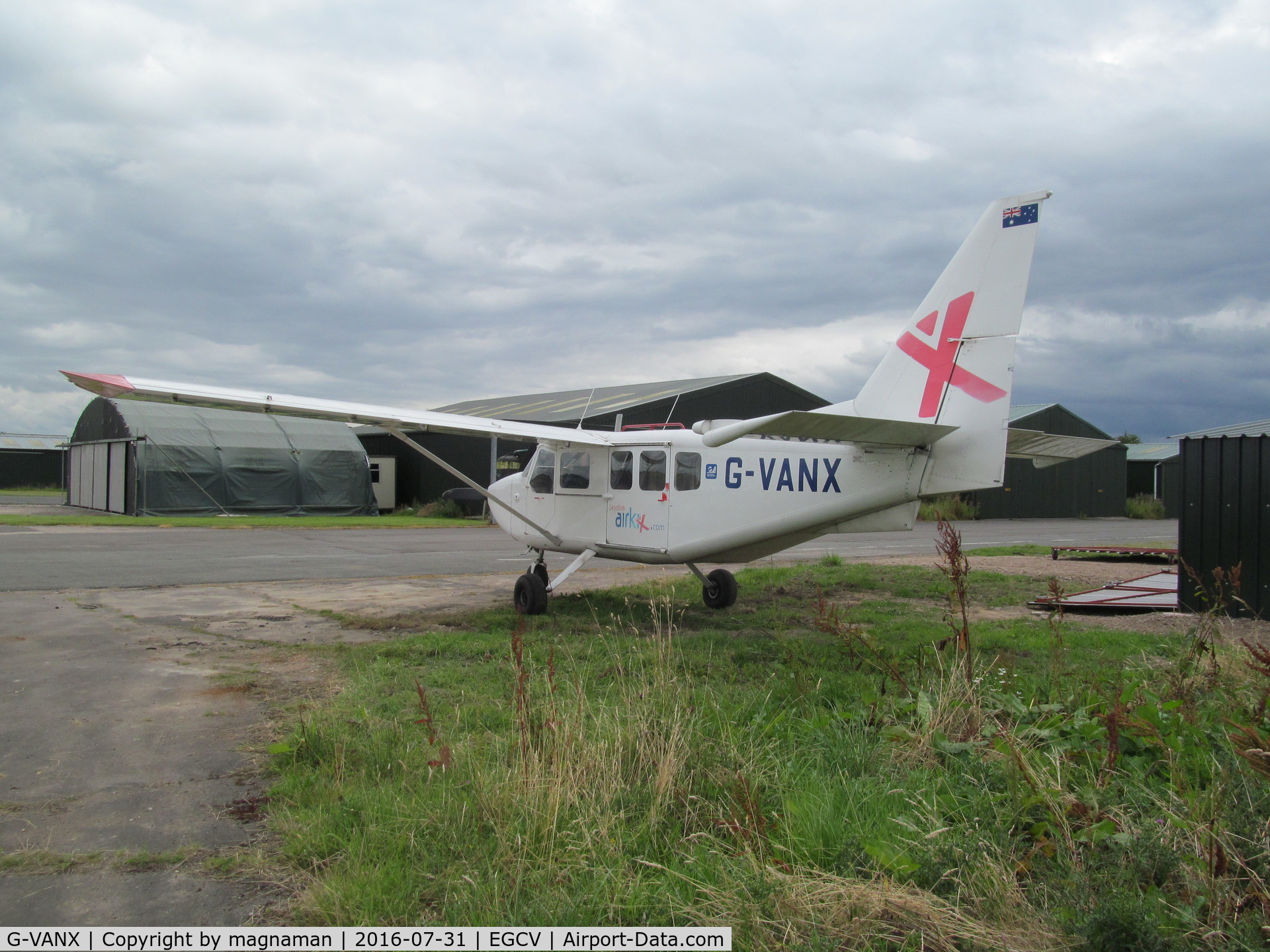 G-VANX, 2008 Gippsland GA-8 Airvan C/N GA8-07-115, at sleap not sure if still used